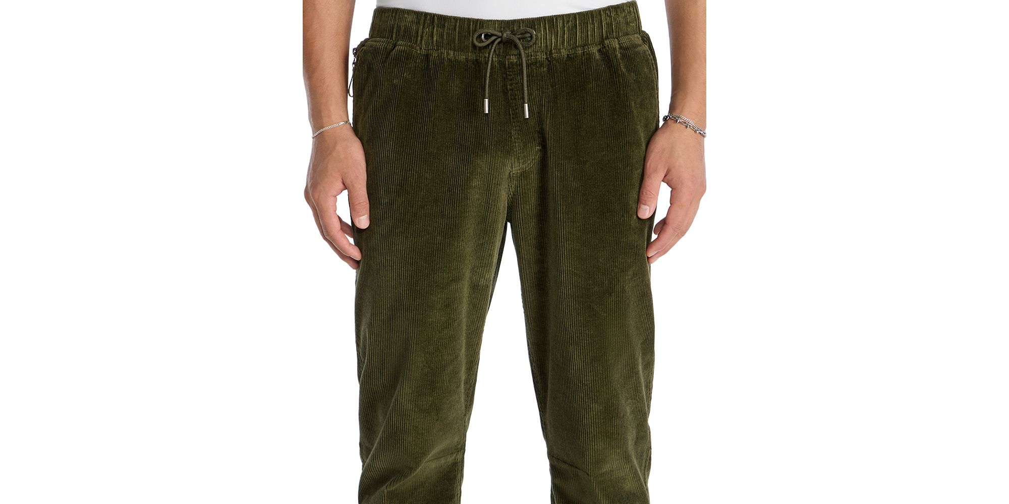 Relaxed Fit Corduroy Joggers — Image 4