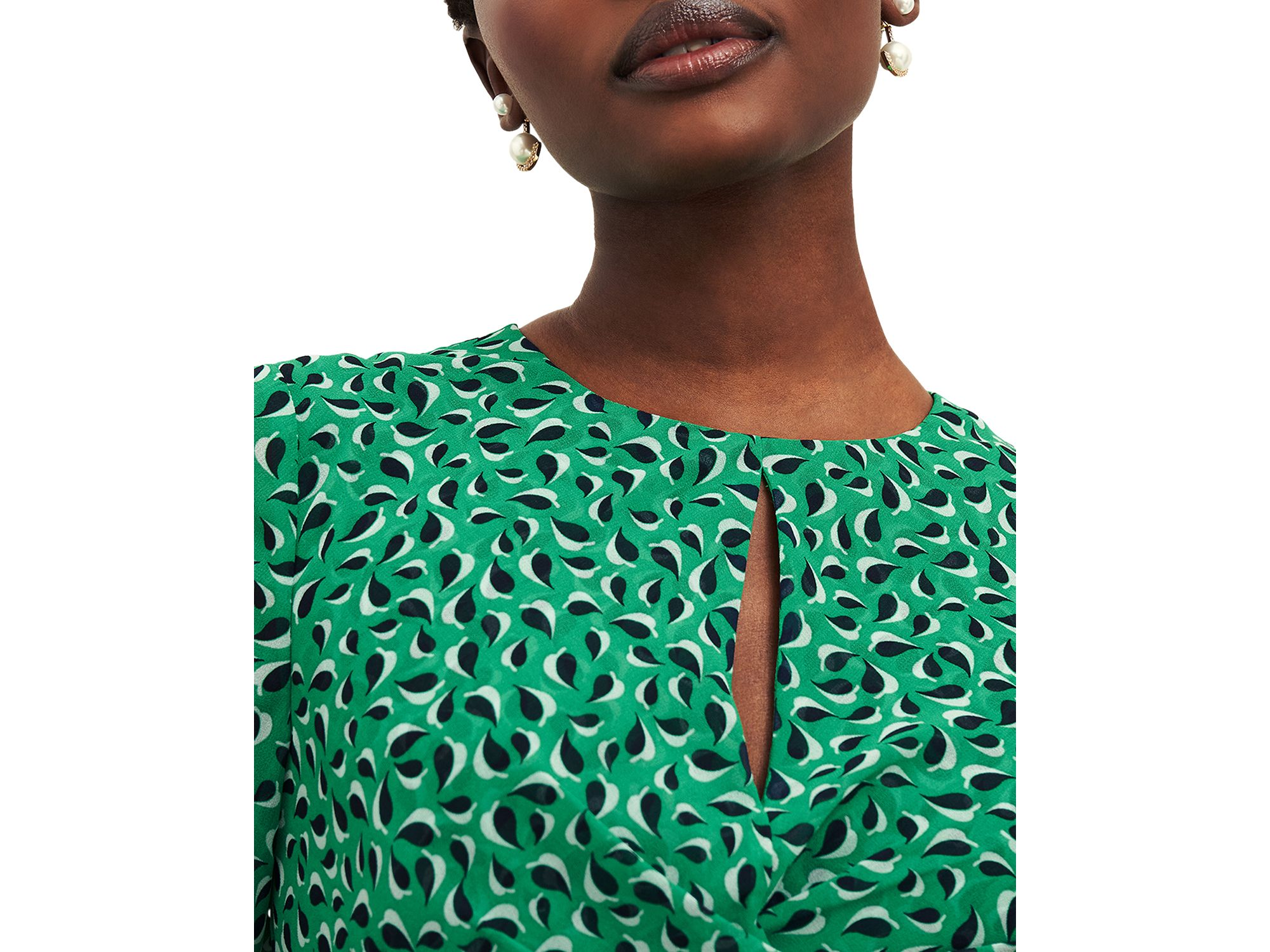 Bridget Printed Midi Dress — Image 3