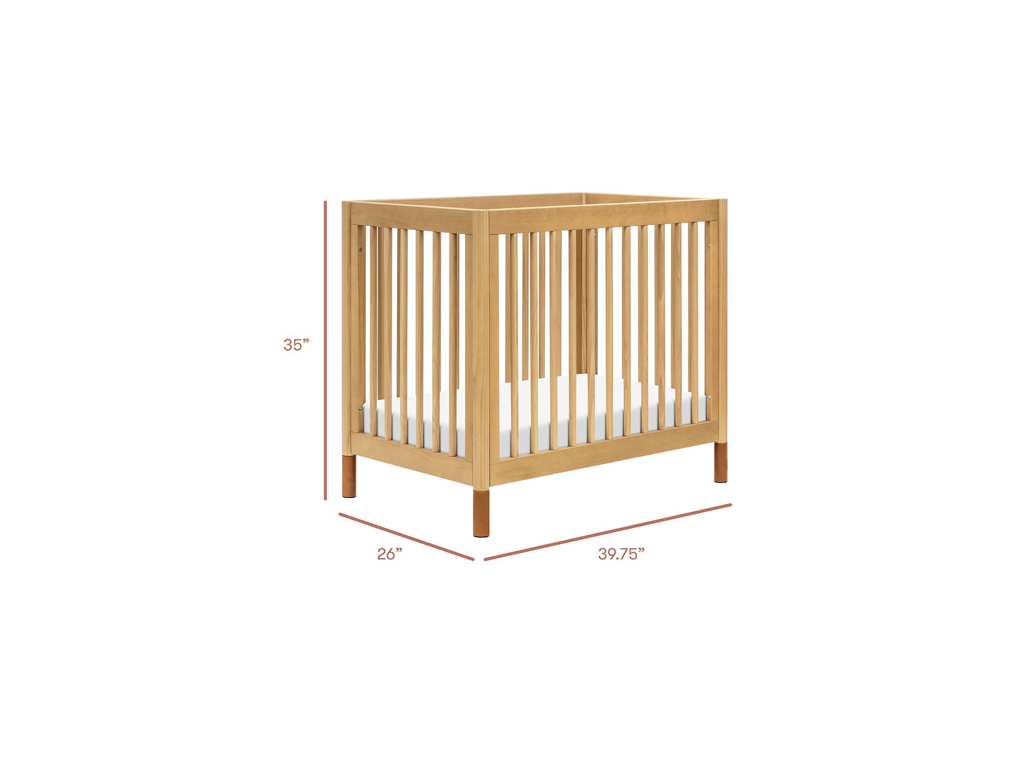 Gelato 4-in-1 Convertible Mini Crib — Image 14
