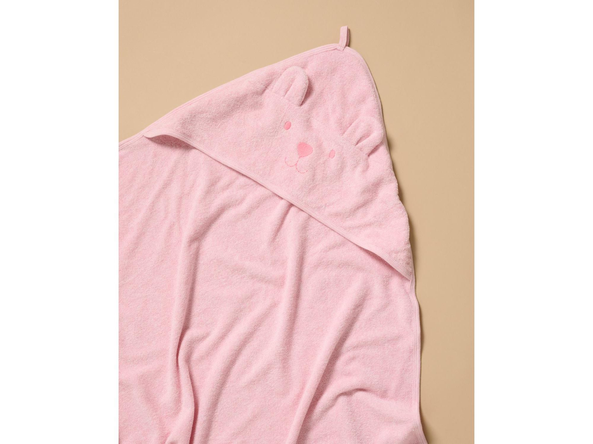 Girls' Bear Hooded Towel - Baby — Image 4