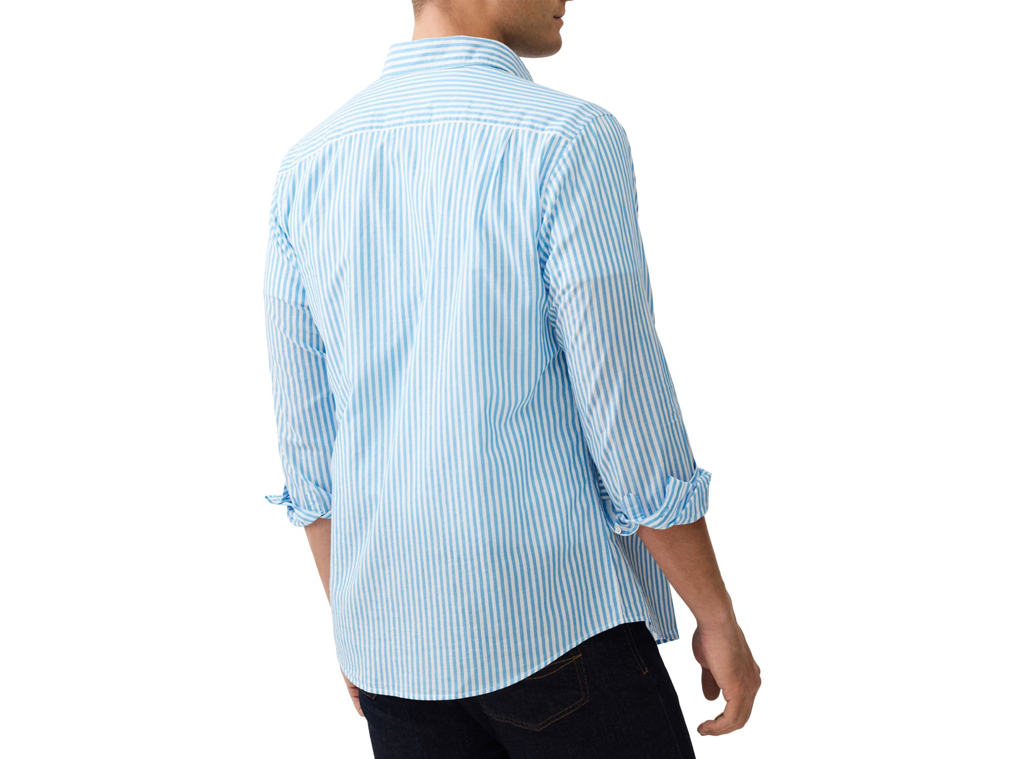 Ferry Land Slim Fit Striped Shirt — Image 3