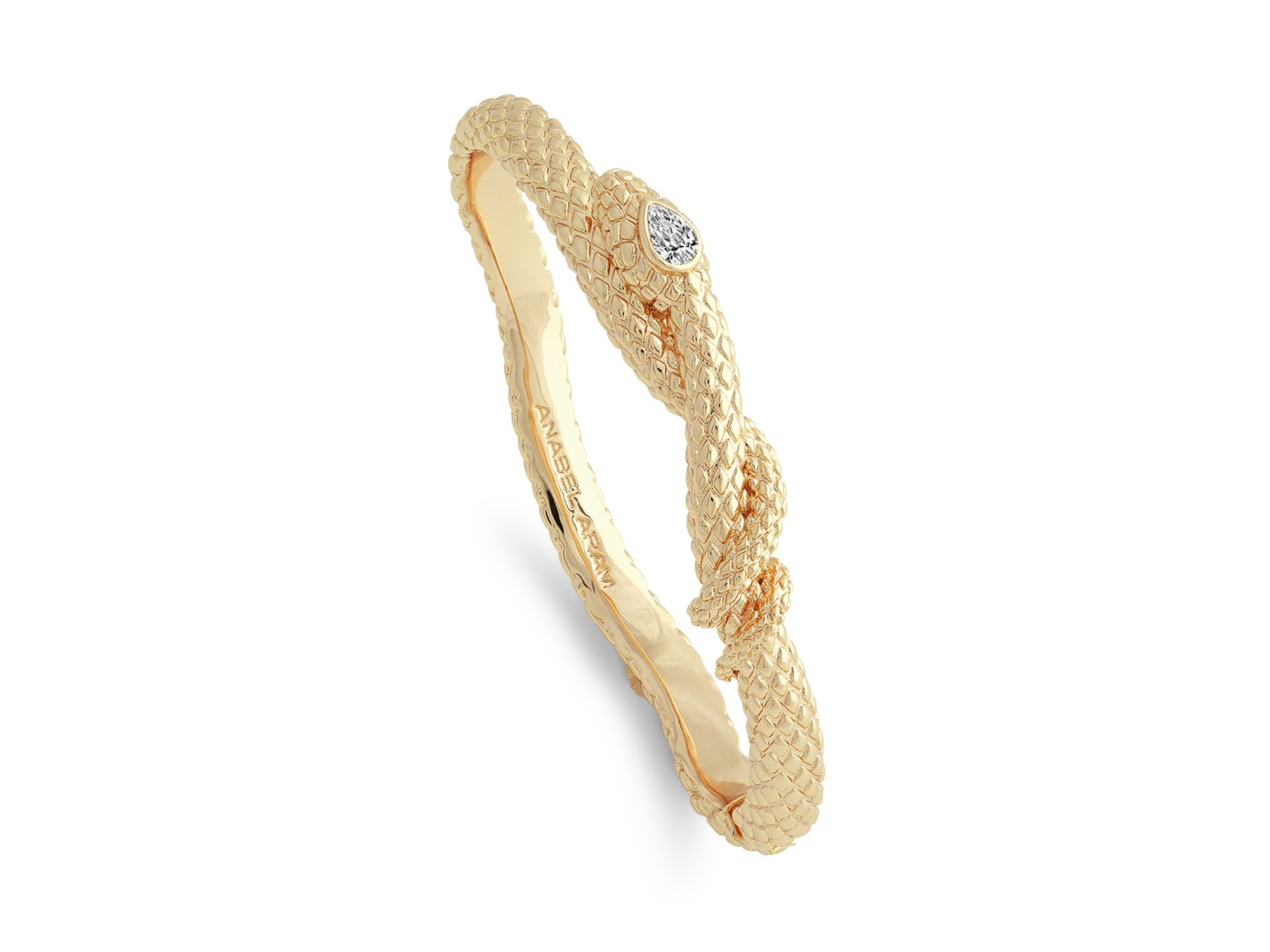 Crystal Serpent Bangle Bracelet — Image 3