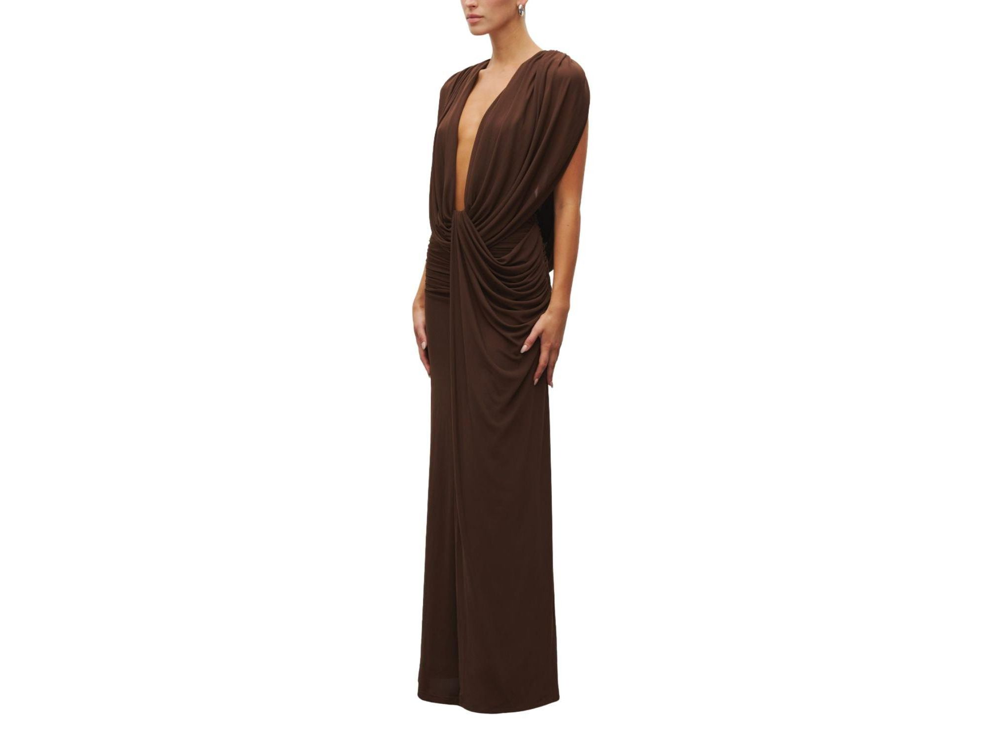 The Plunge Drape Gown — Image 3