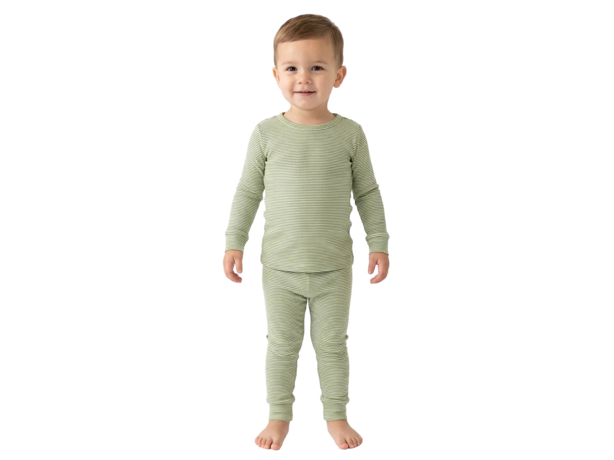 Boys' Evergreen Stripe Pajama Set - Little Kid, Big Kid — Image 6
