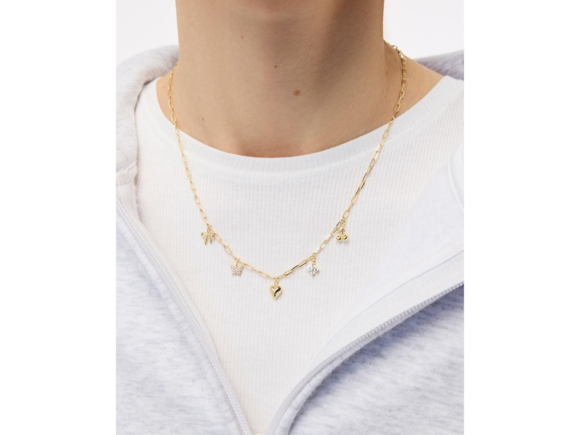 Brass Gold The Everyday Charm Necklace — Image 3