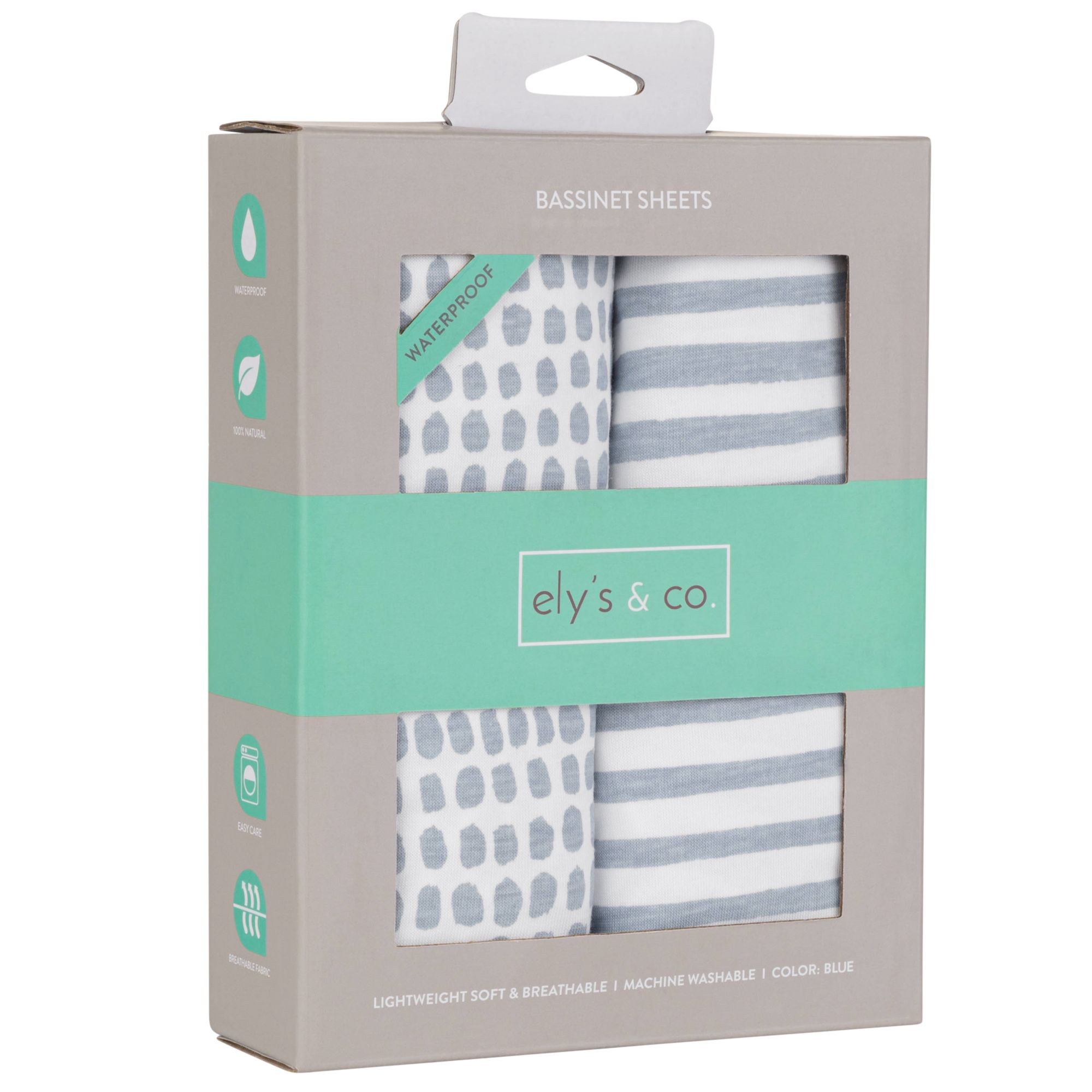 Unisex Waterproof Bassinet Sheet Set - Baby — Image 5