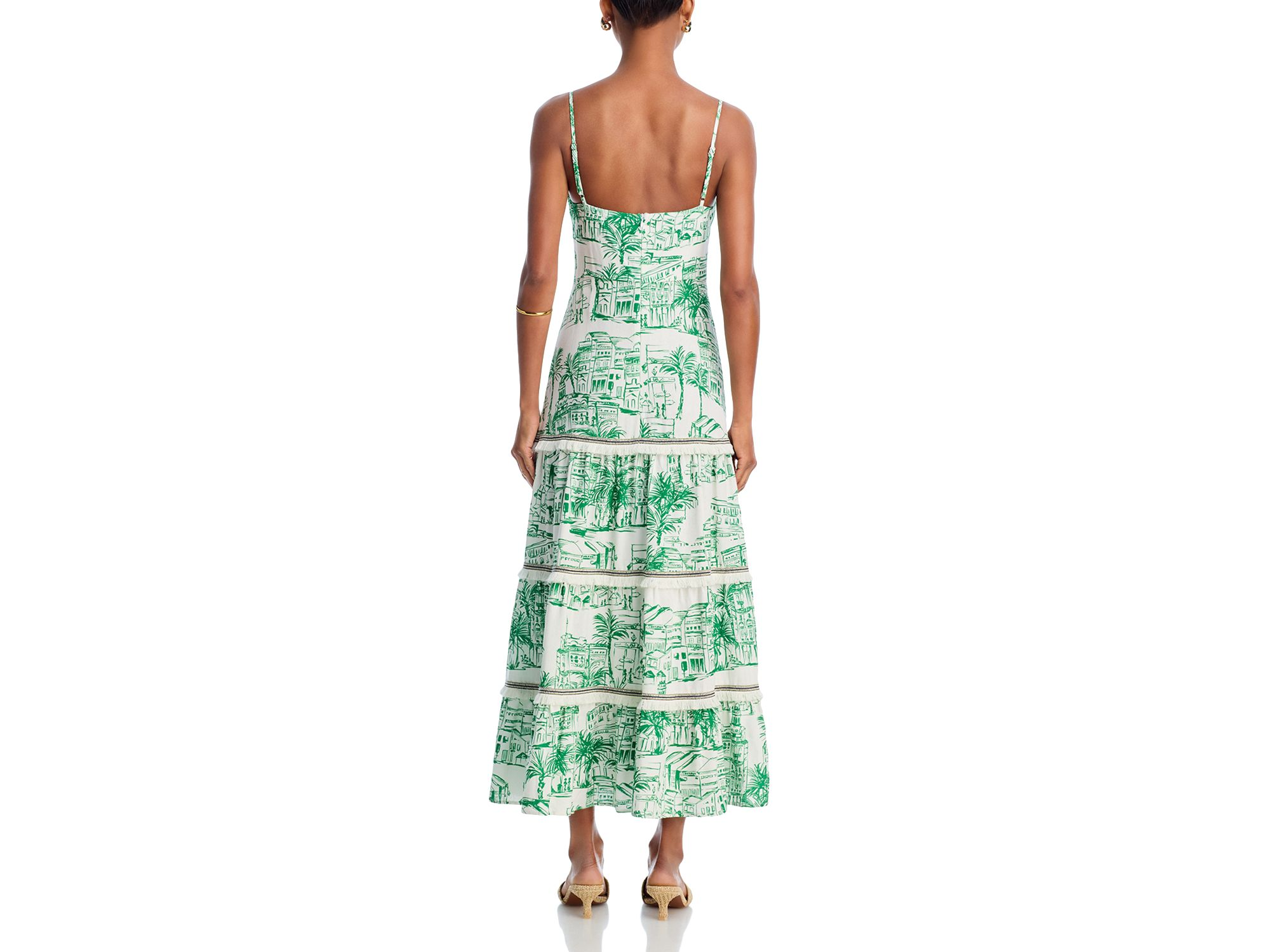 City Palm Scenic Print Dress - Exclusive — Image 3