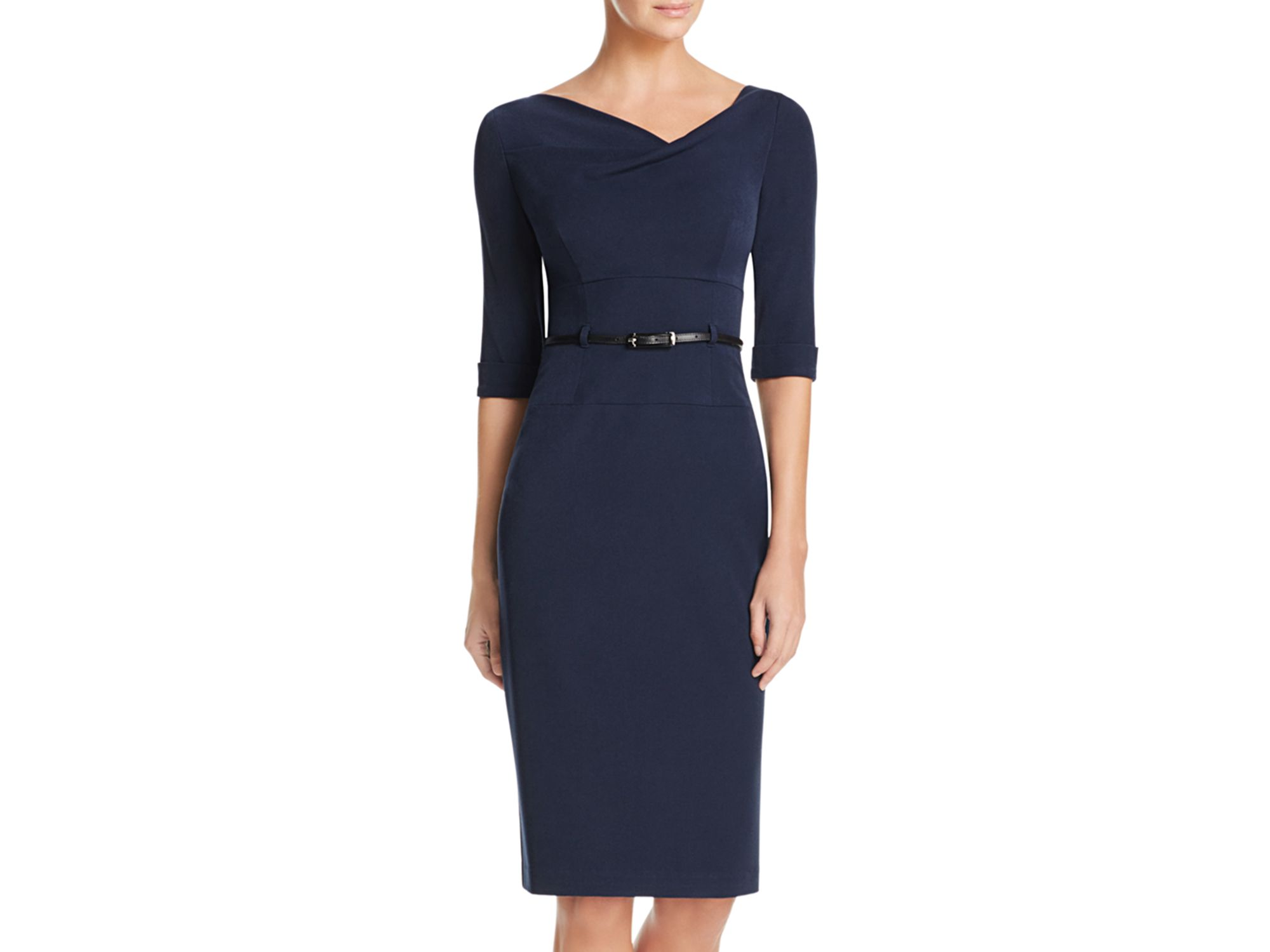 Jackie Belted Sheath Dress — Image 3