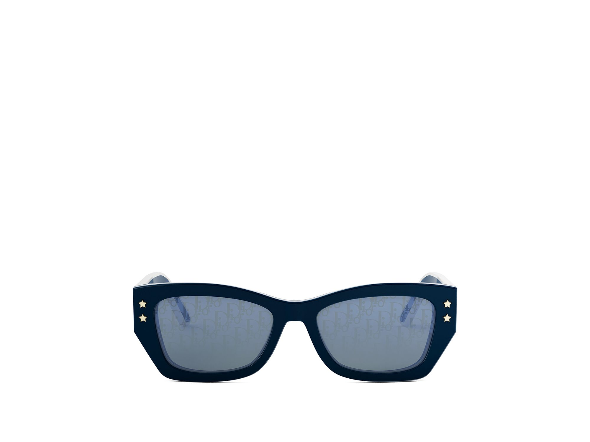 Pacific S2U Blue Geometric Sunglasses, 53mm — Image 5