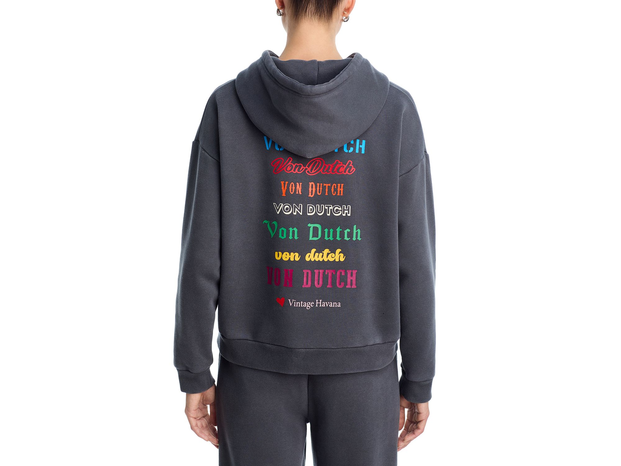 x Von Dutch Multi Embellished Hoodie & Jogger Sweatpants — Image 4