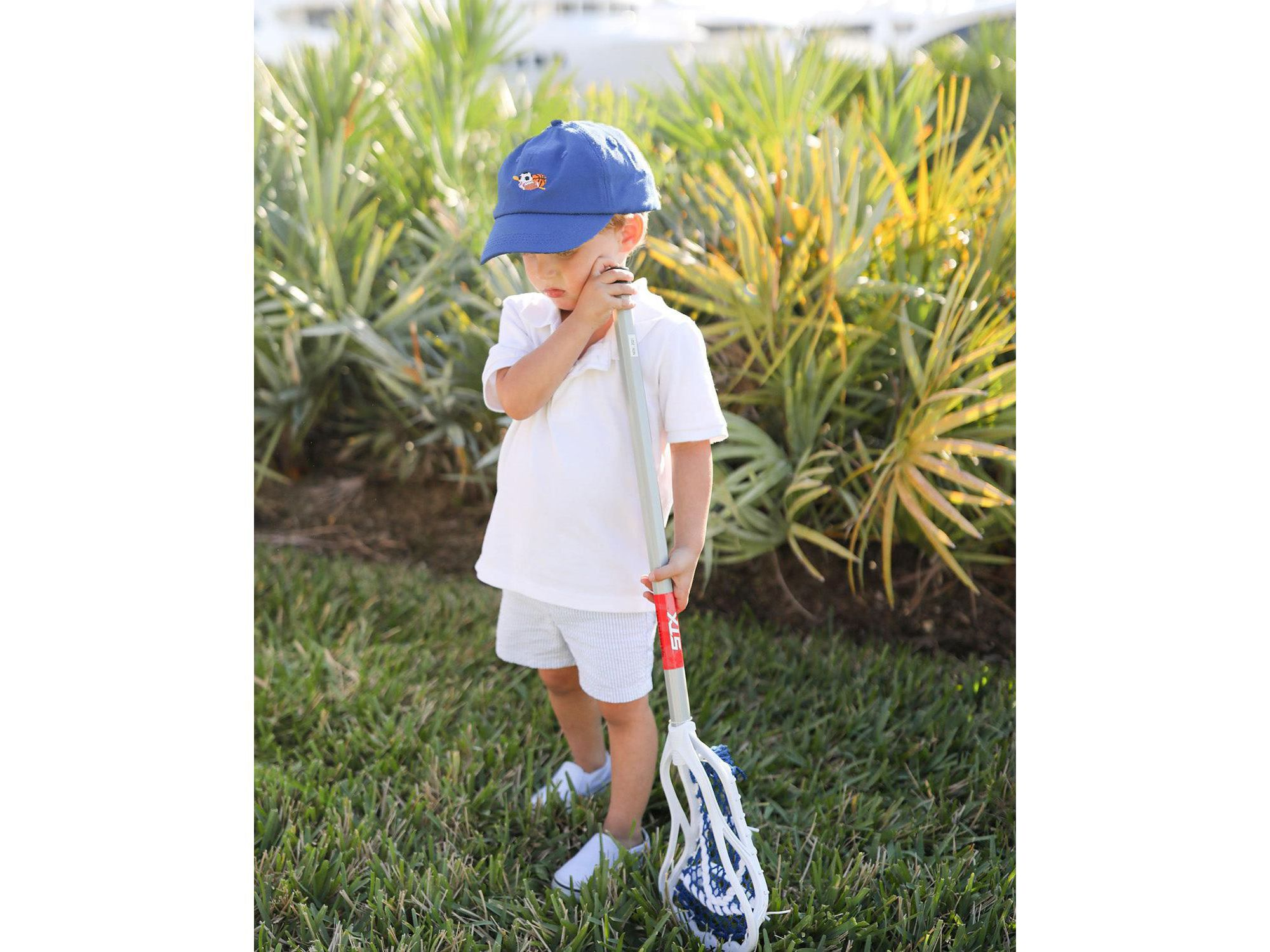 Boys' Sports Baseball Hat in Blue - Little Kid — Image 3