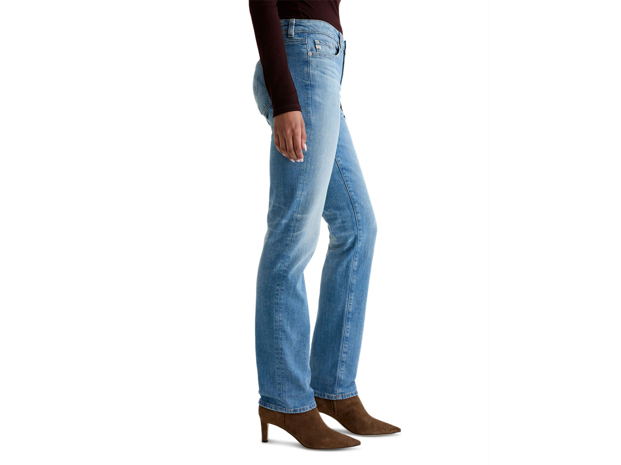 Sandra Low Rise Straight Jeans in 18 Years Bisou — Image 6