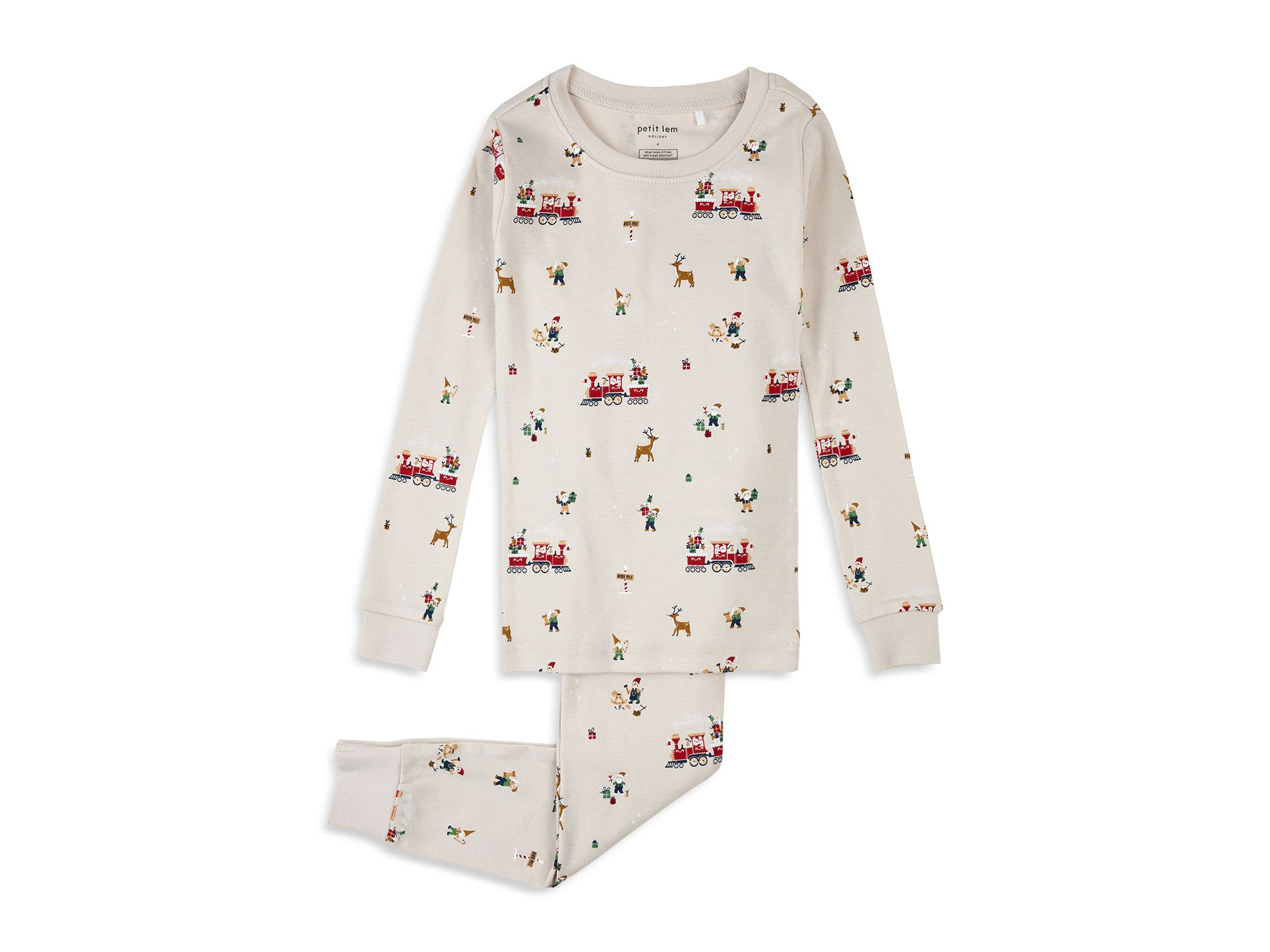 Boys' Santa's Workshop Print Pajama Set - Little Kid - Image 1