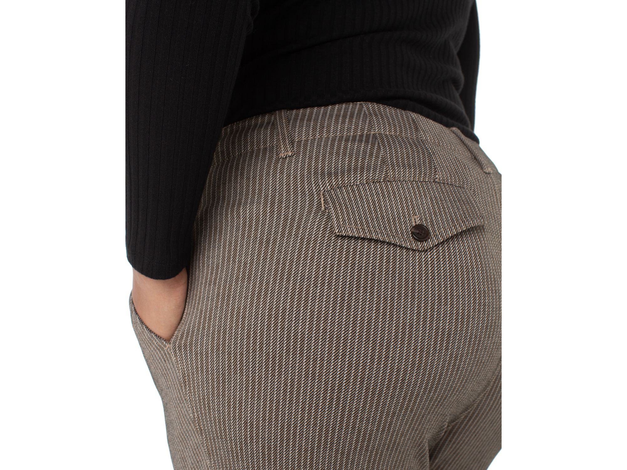 Cropped Wide Leg Pants — Image 3