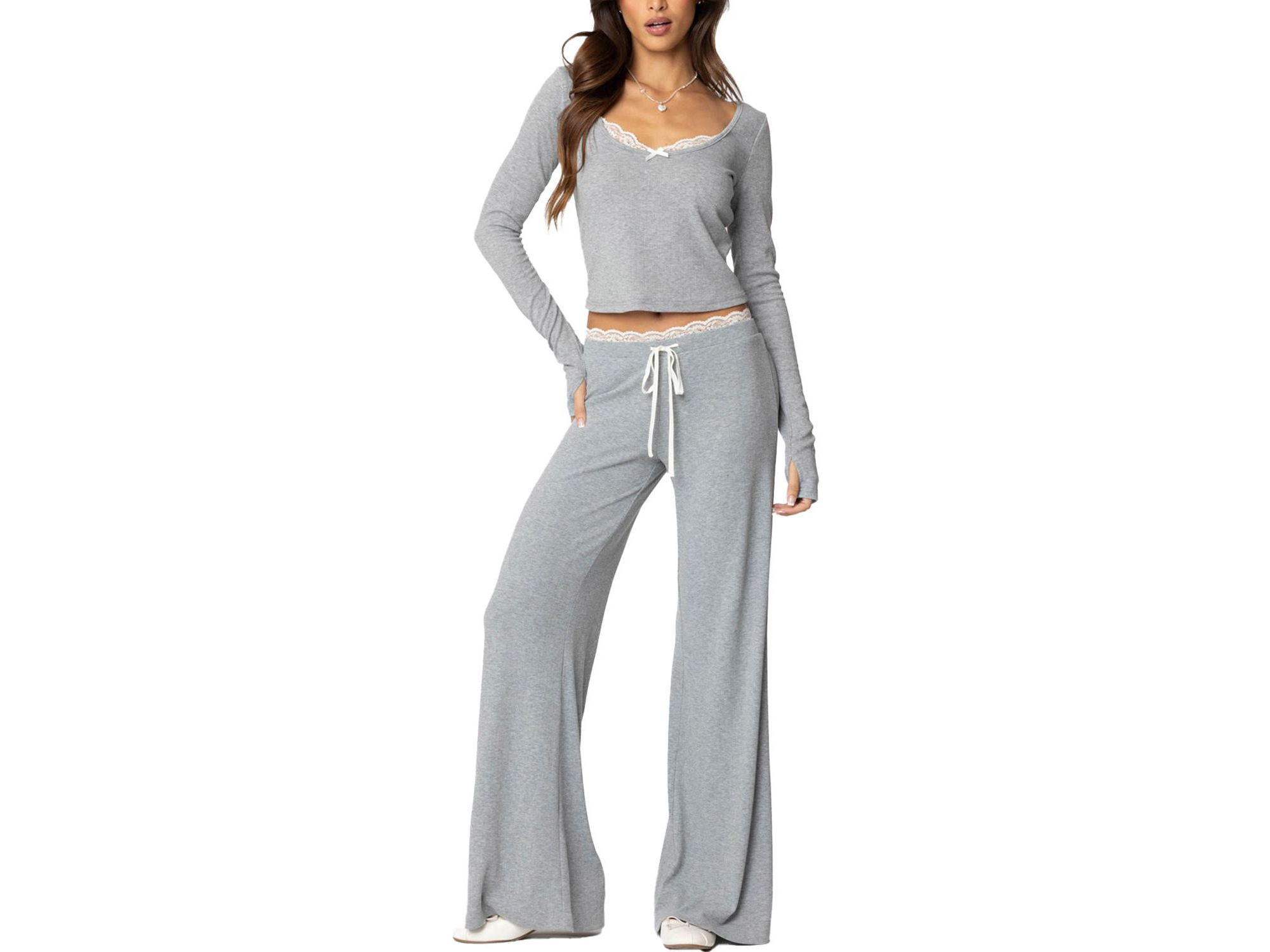 Peekaboo Lace Pants — Image 3