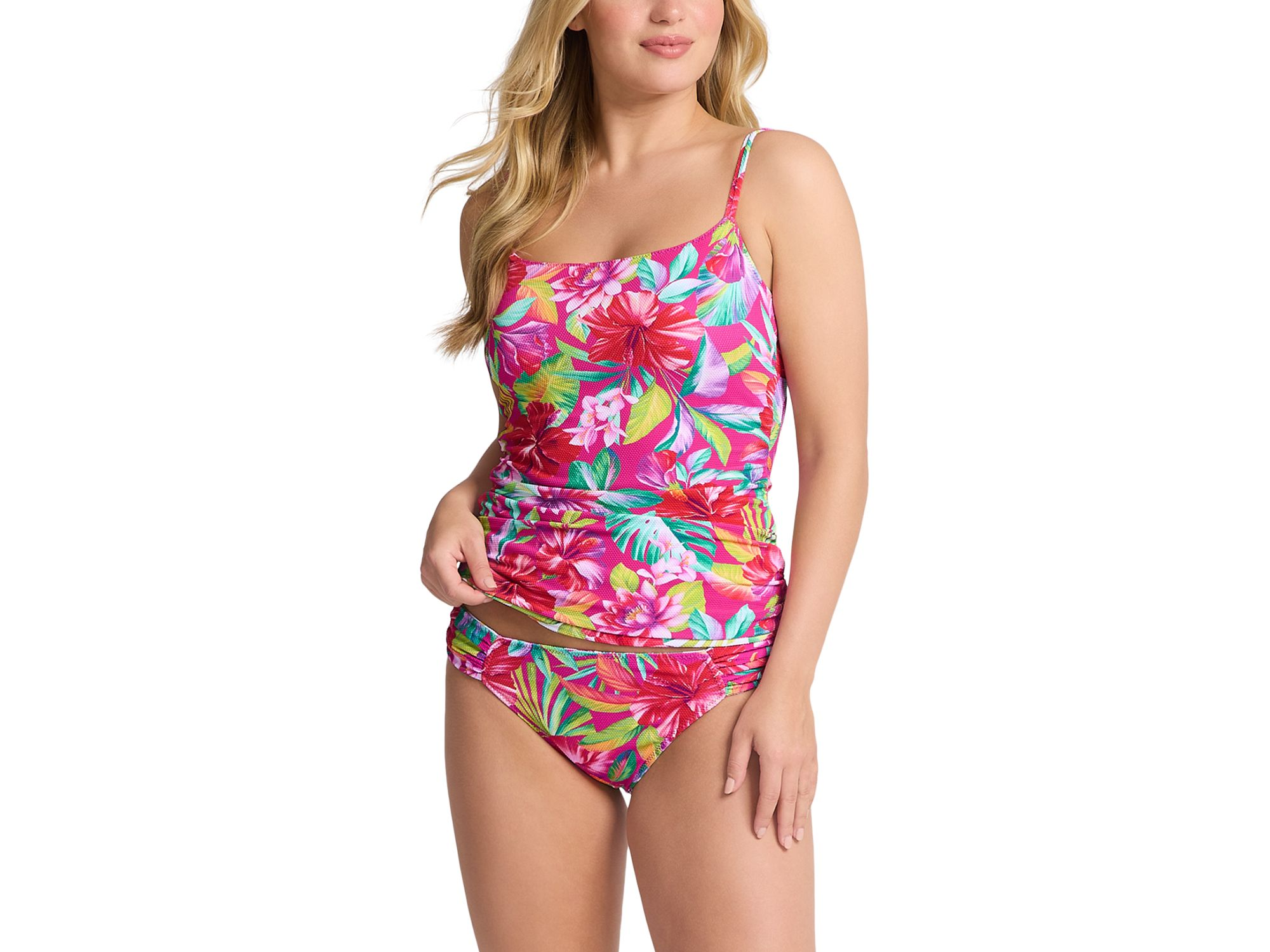 Island Cays Fiesta Reversible Tankini & Hipster Bottom — Image 5