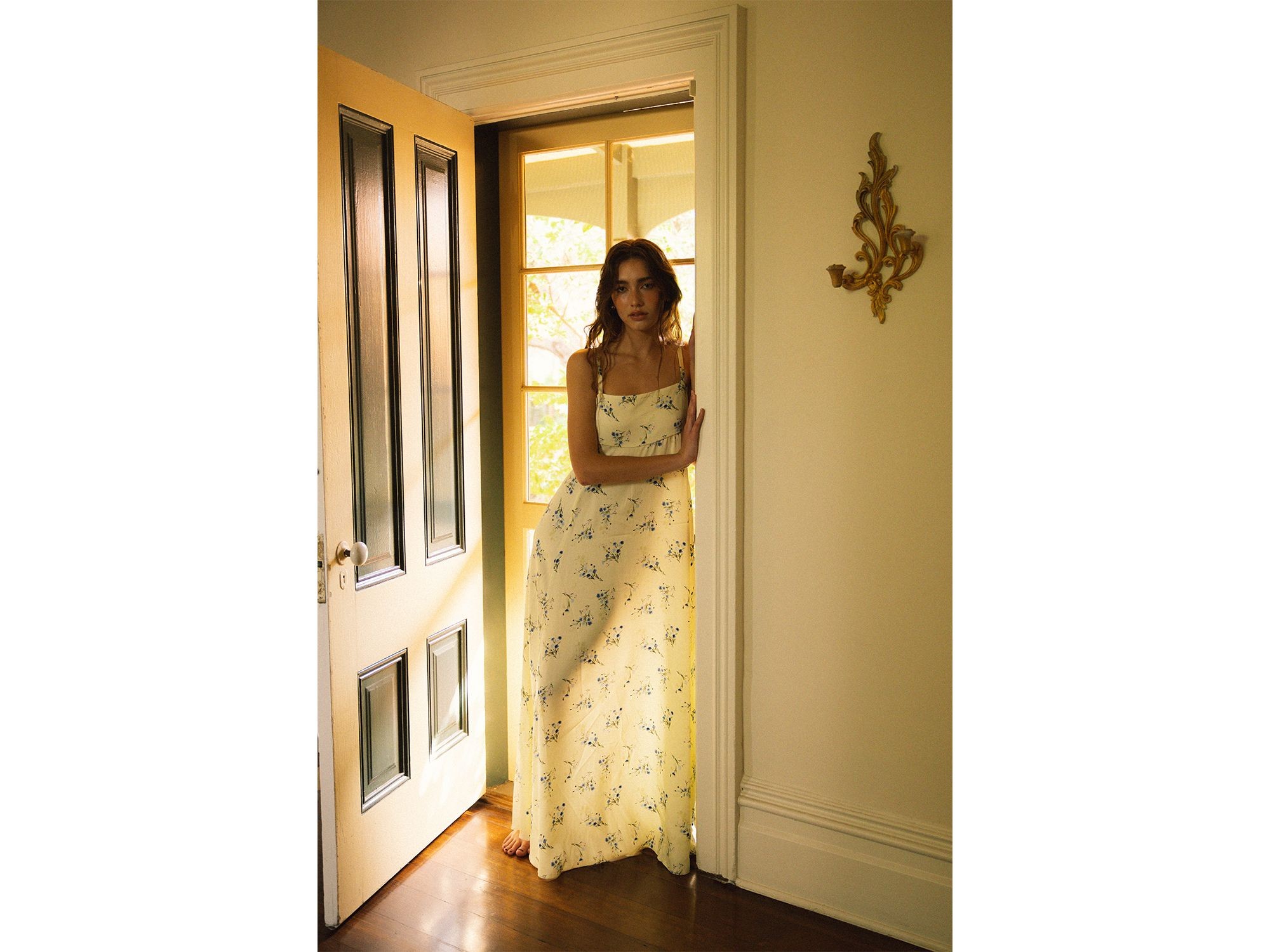 Ennis Satin Harper Maxi Dress — Image 4