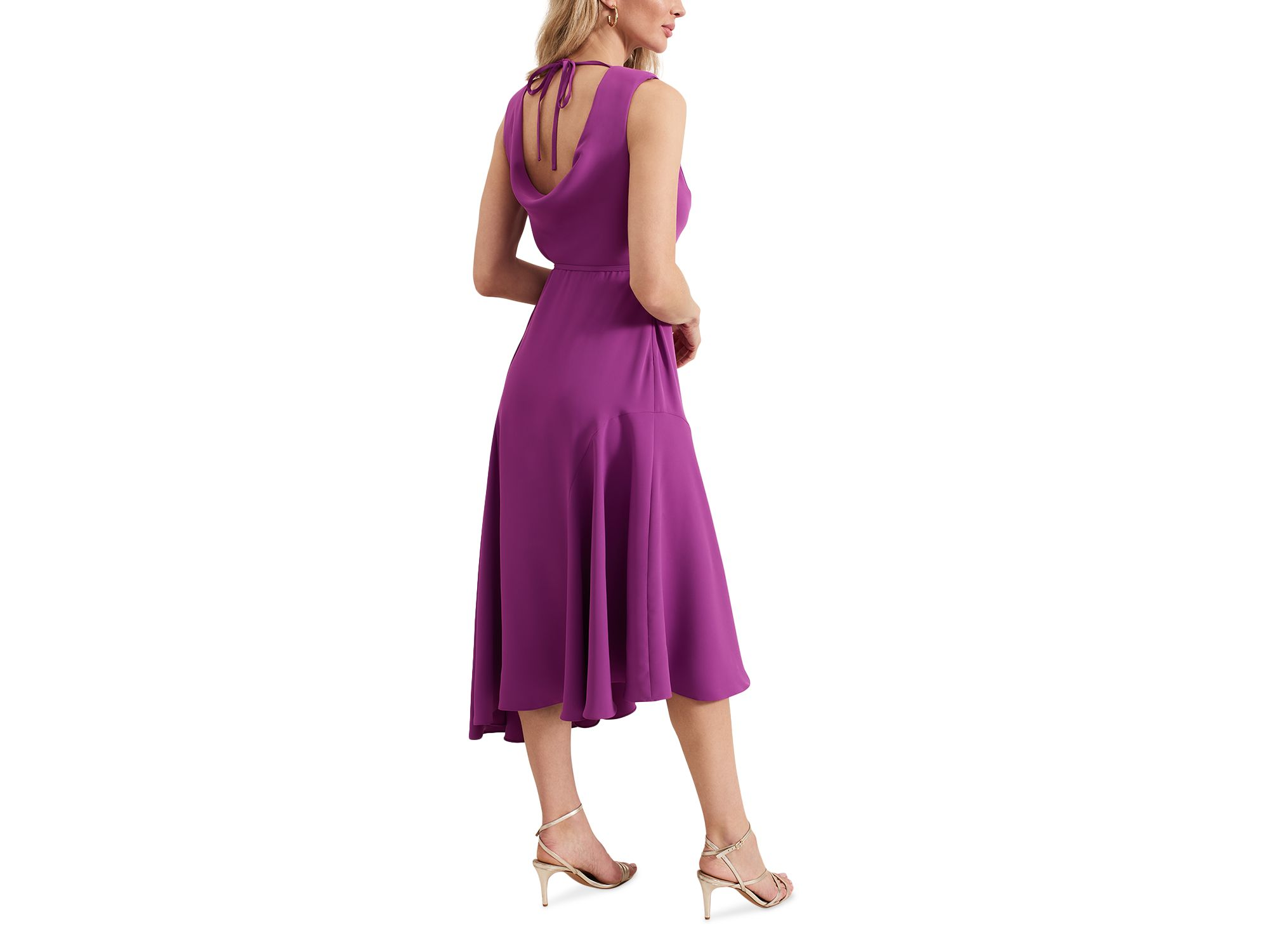 Maya Cowl Back Midi Dress — Image 6