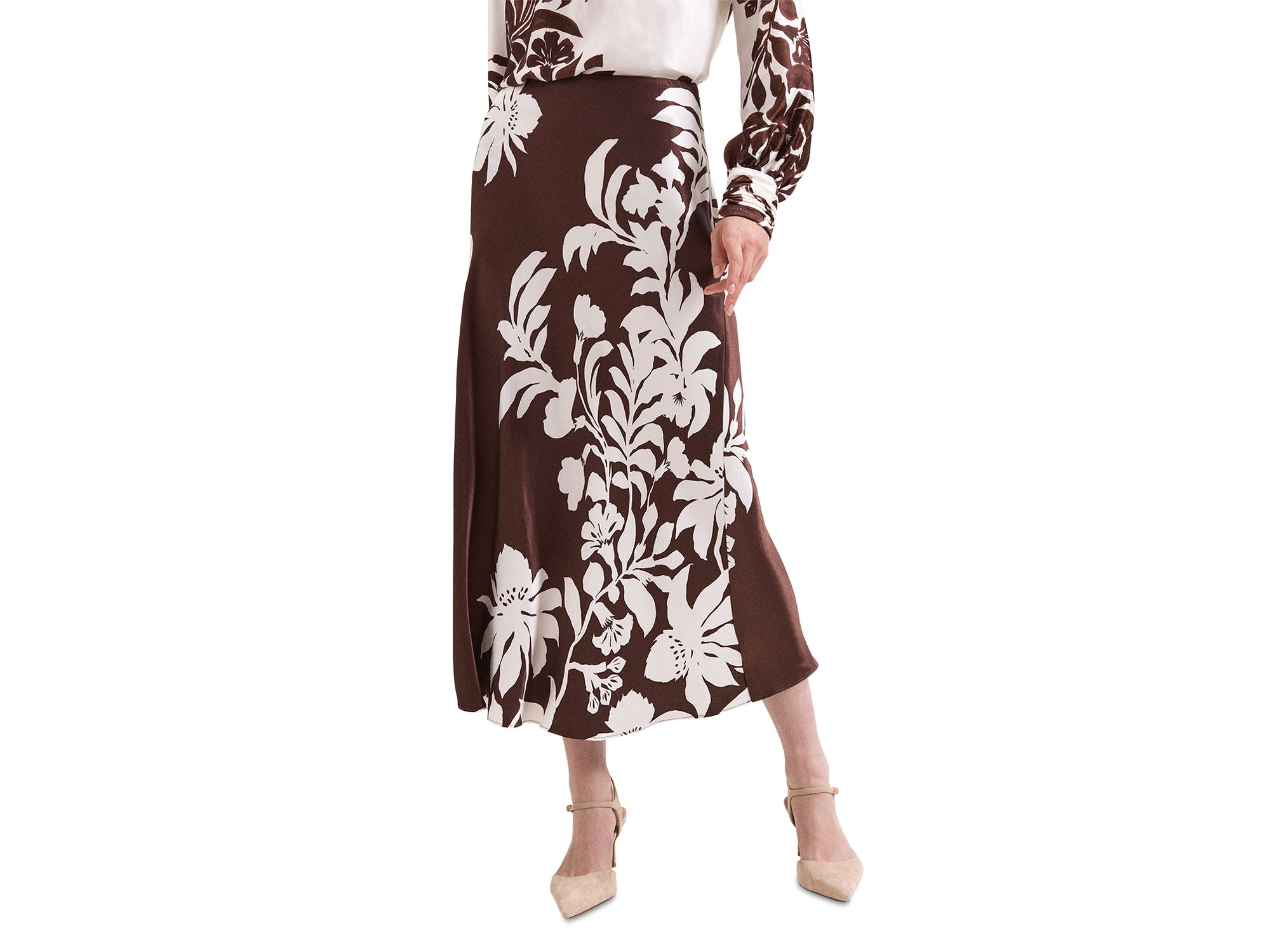 Hattie Satin Skirt — Image 5