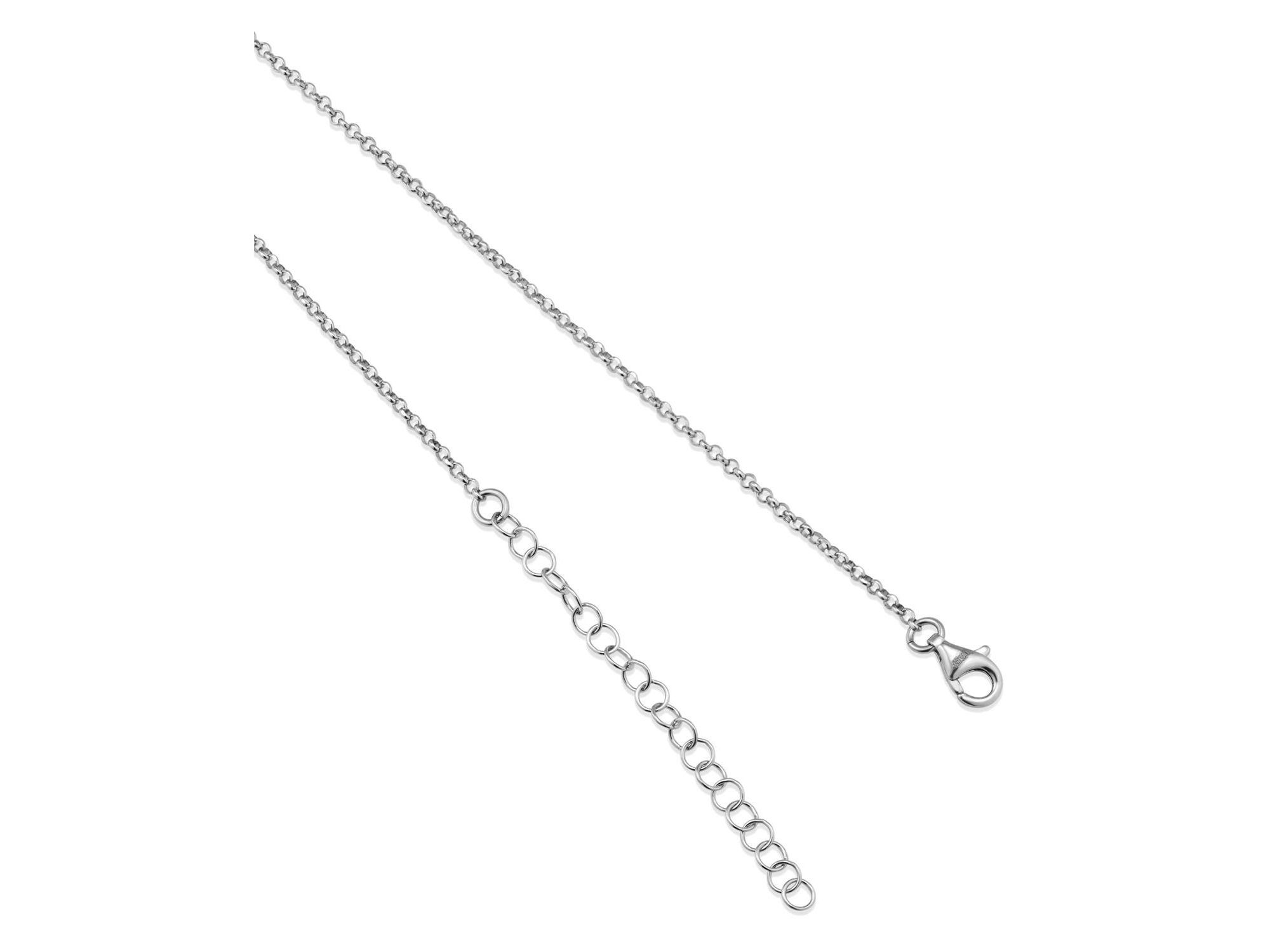Sterling Reflection Pendant Necklace, 18" — Image 5
