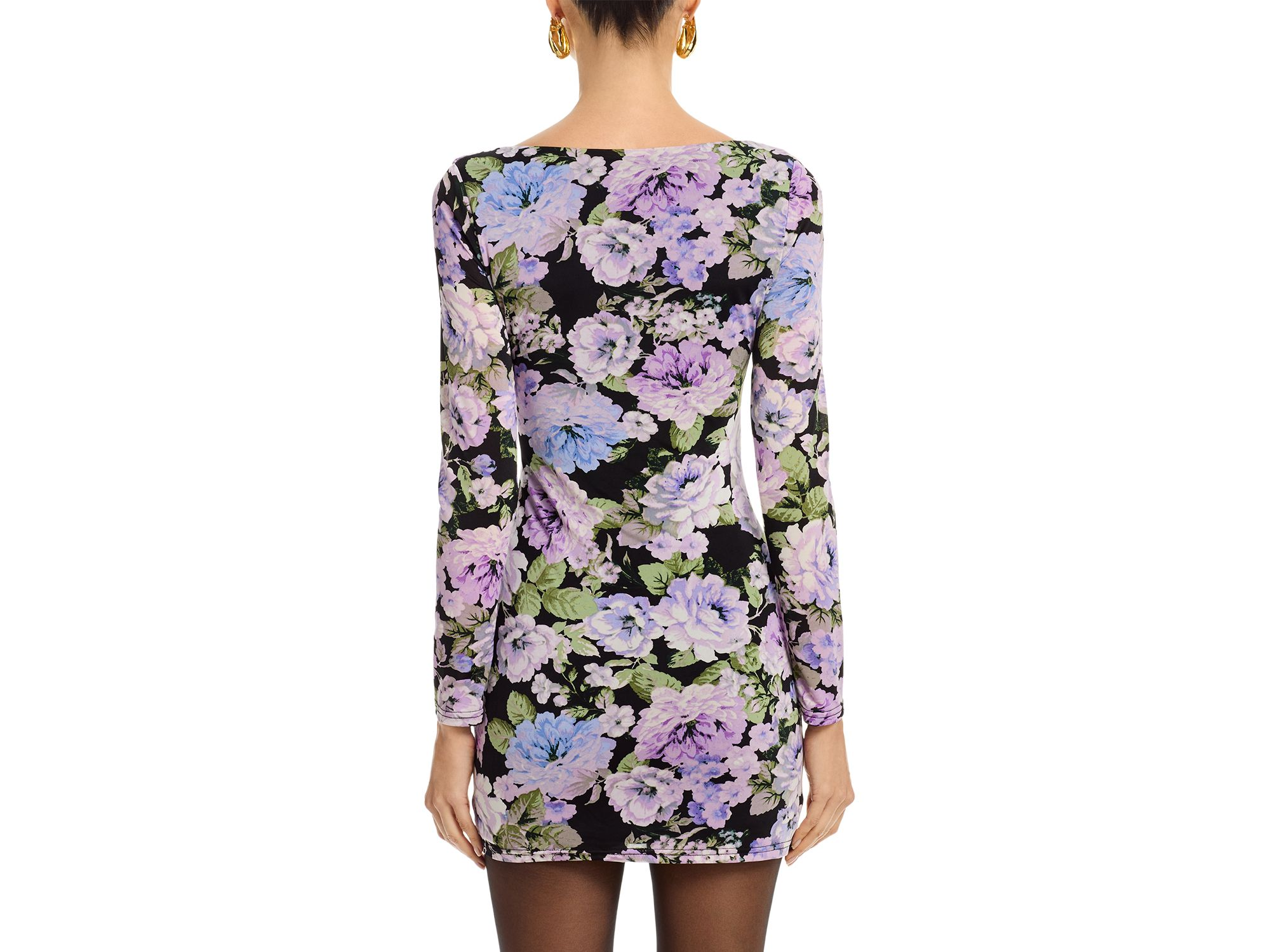 Bloom Cowl Neck Mini Dress — Image 3