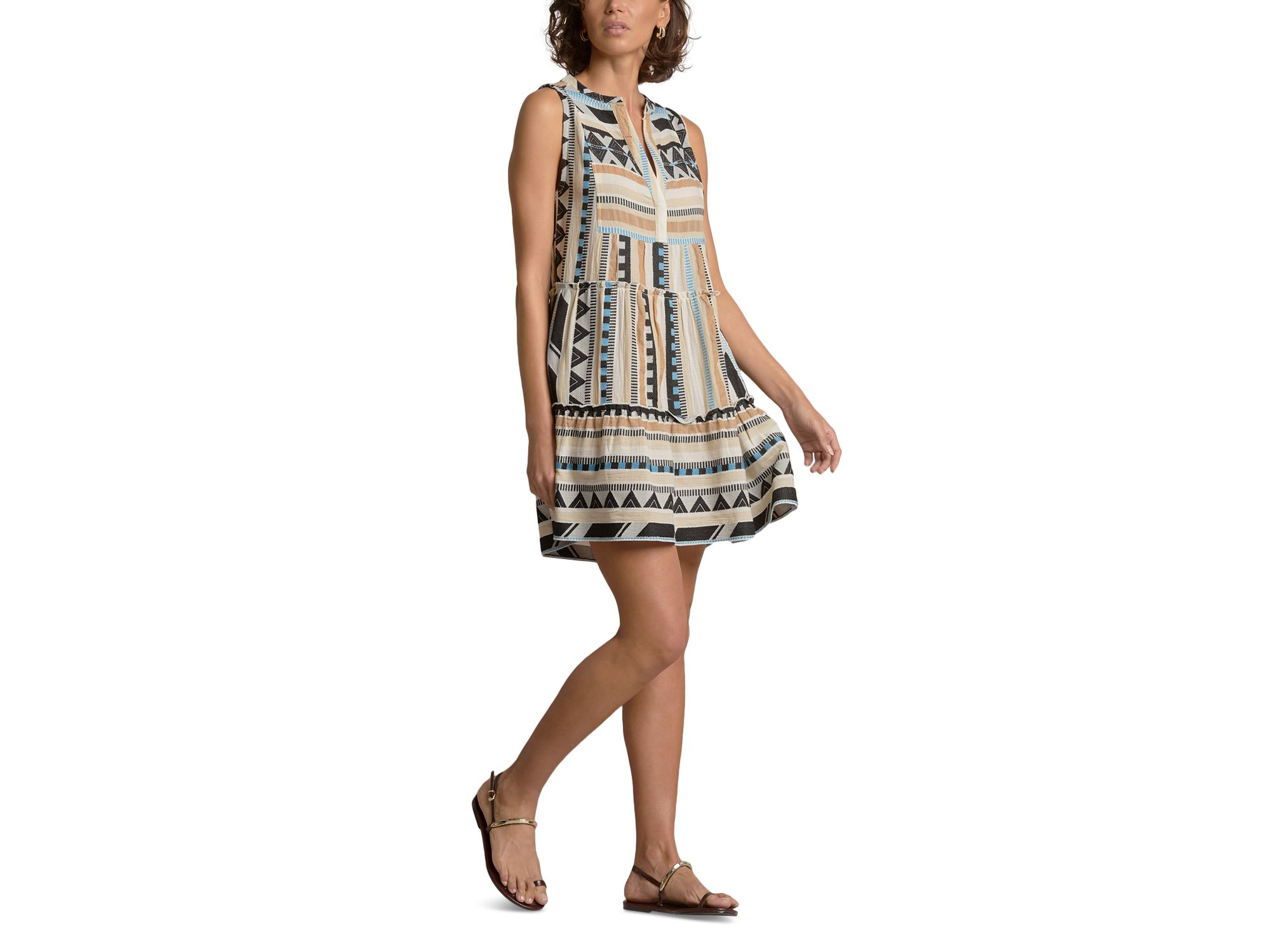 A Line Sleeveless Dress — Image 3