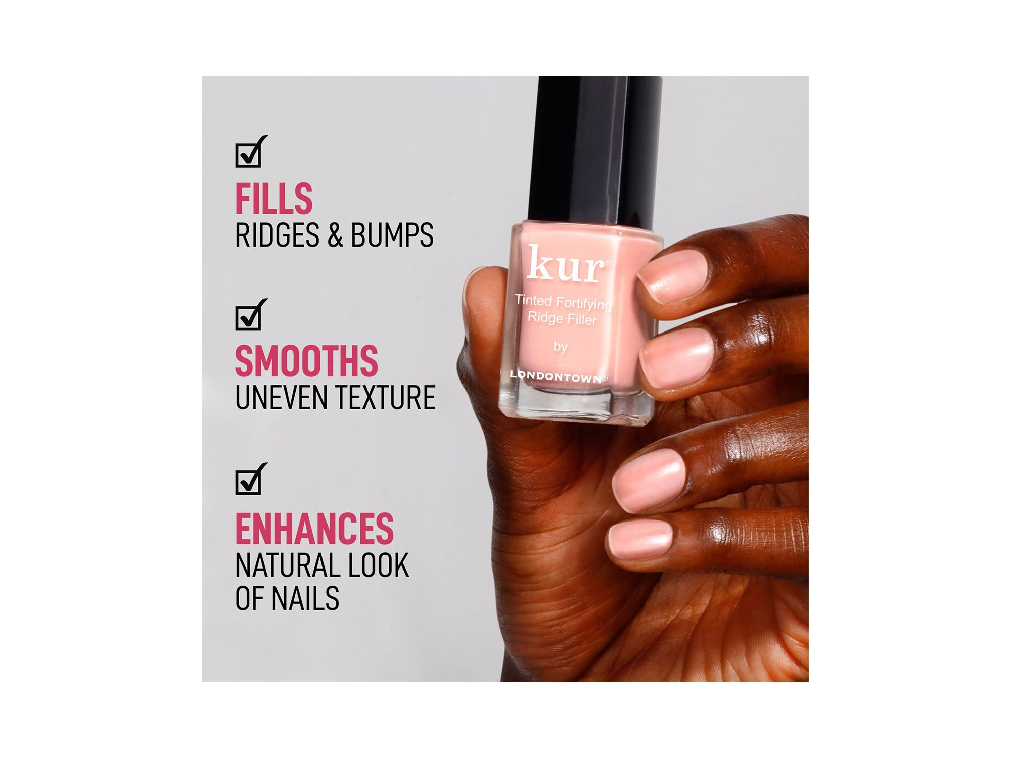 Tinted Fortifying Ridge Filler - Petal Pink 0.4 oz. — Image 5