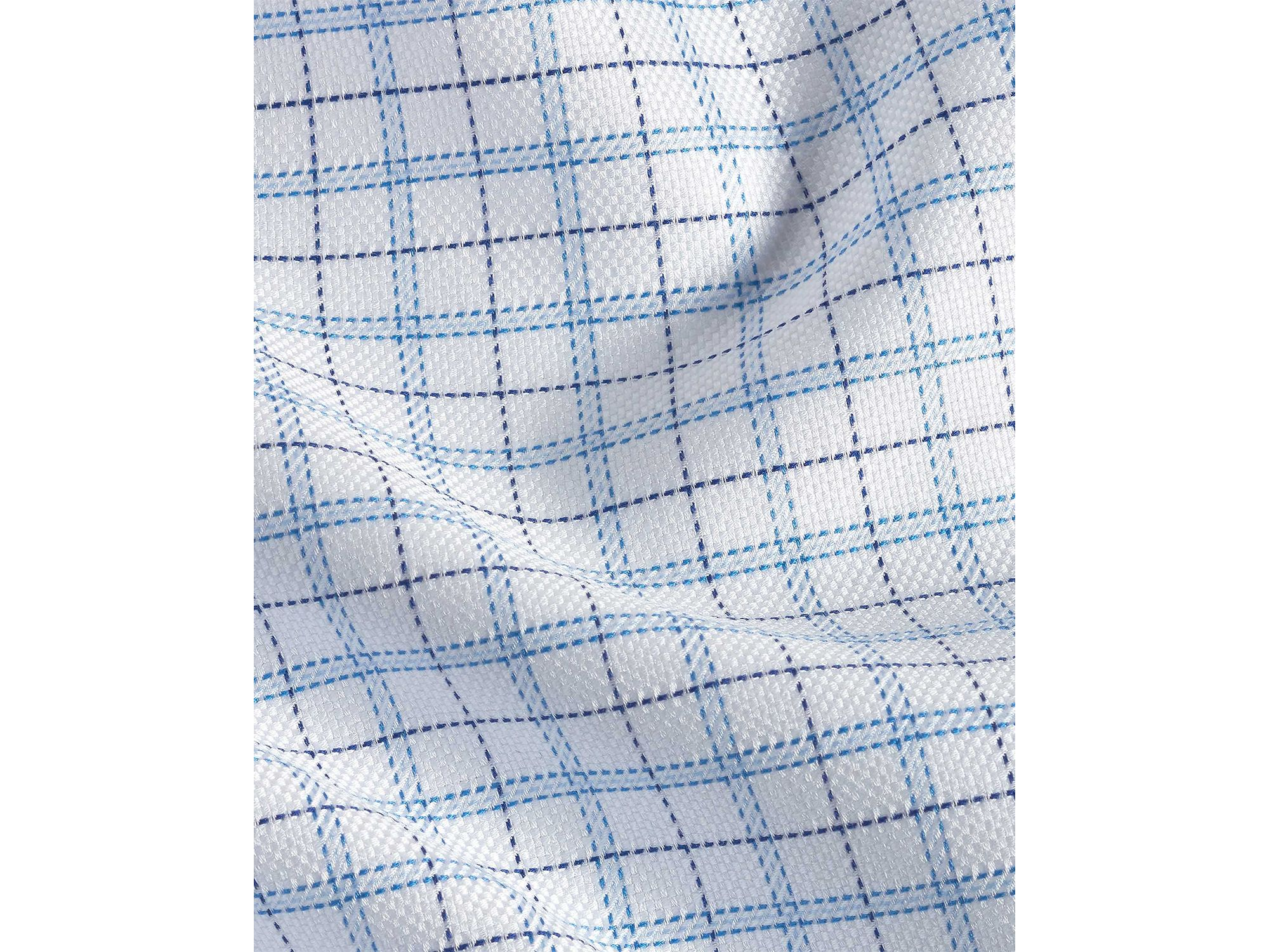 Trim Fit Dobby Check Dress Shirt — Image 3