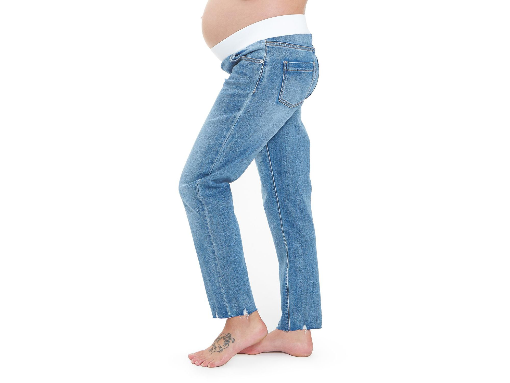 Jamie Raw Edge Jean in Vintage Wash — Image 3