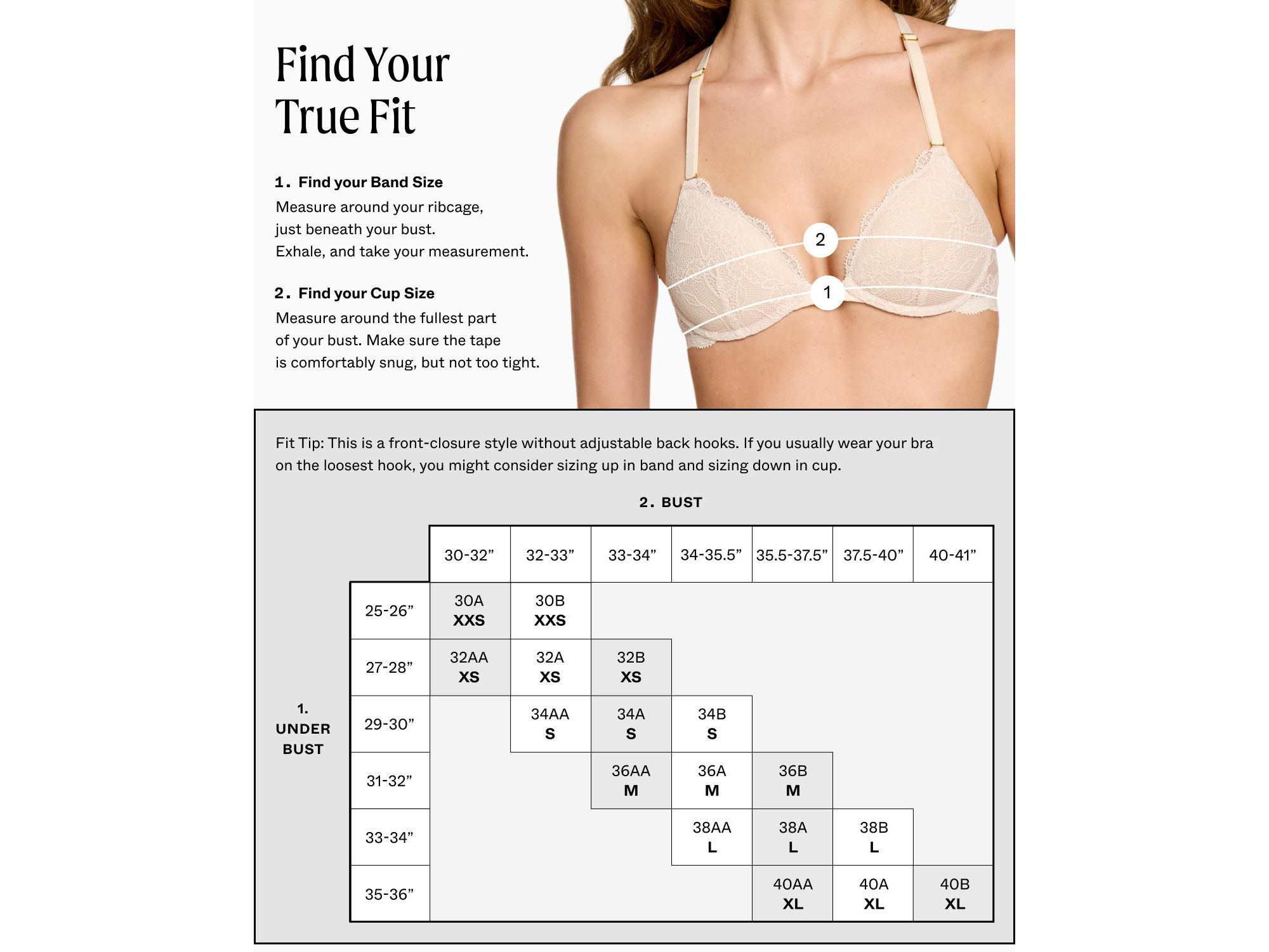 Lace Racerback Lift Up Bra — Image 5