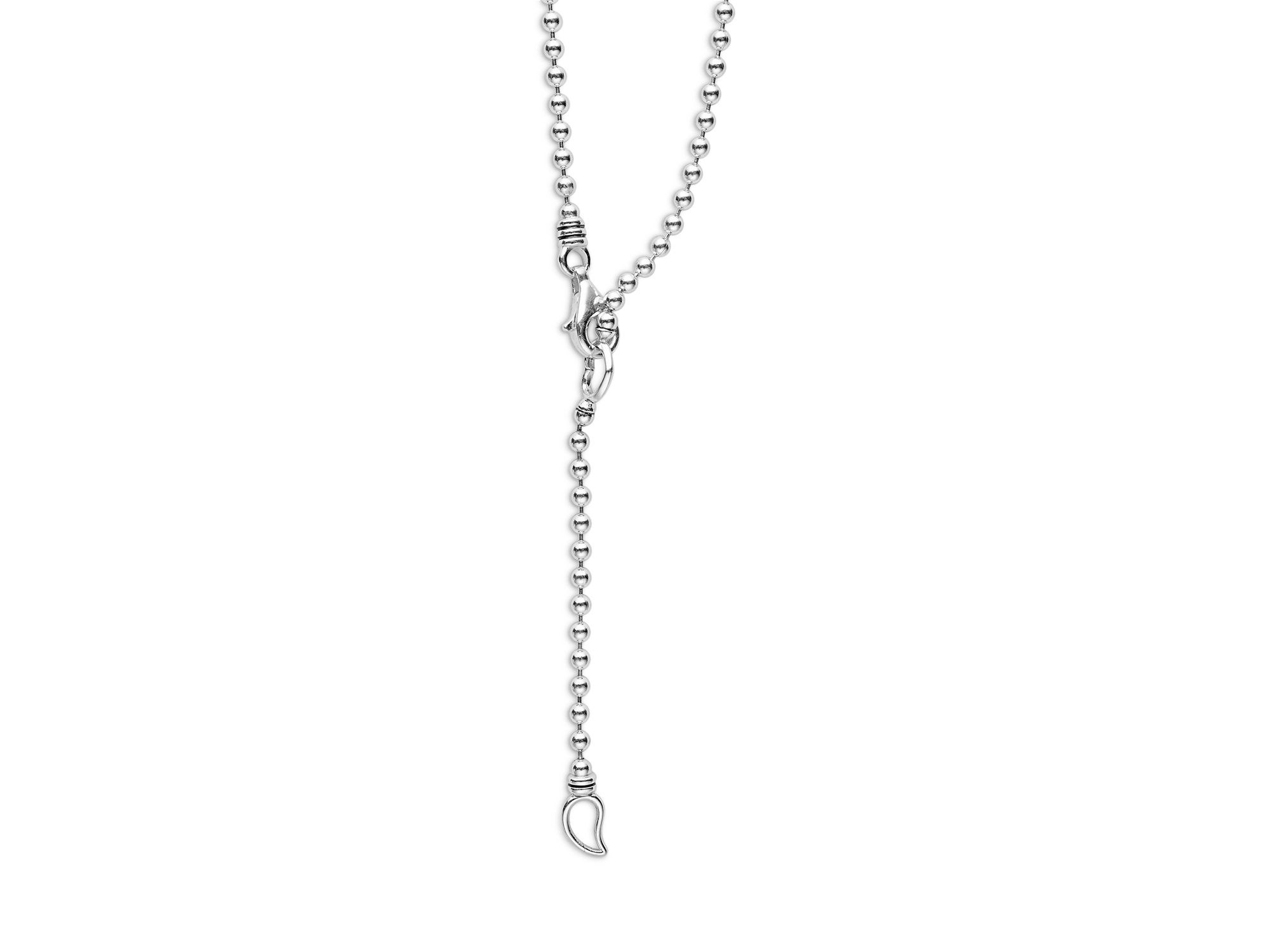 18K Yellow Gold & Sterling Silver Embrace Diamond Triple XO Pendant Necklace, 16"-18" — Image 4