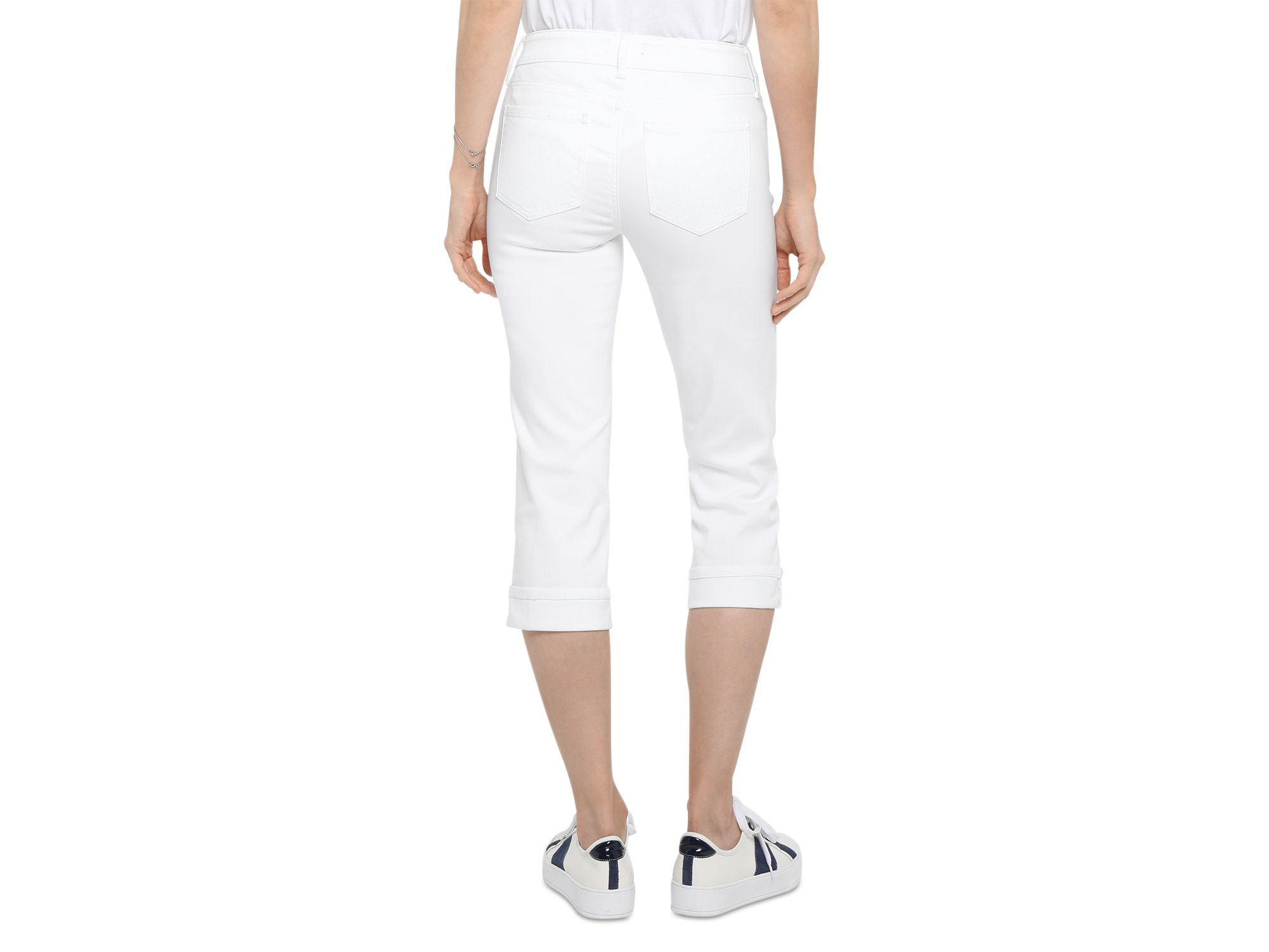 Marilyn High Rise Crop Straight Jeans — Image 5