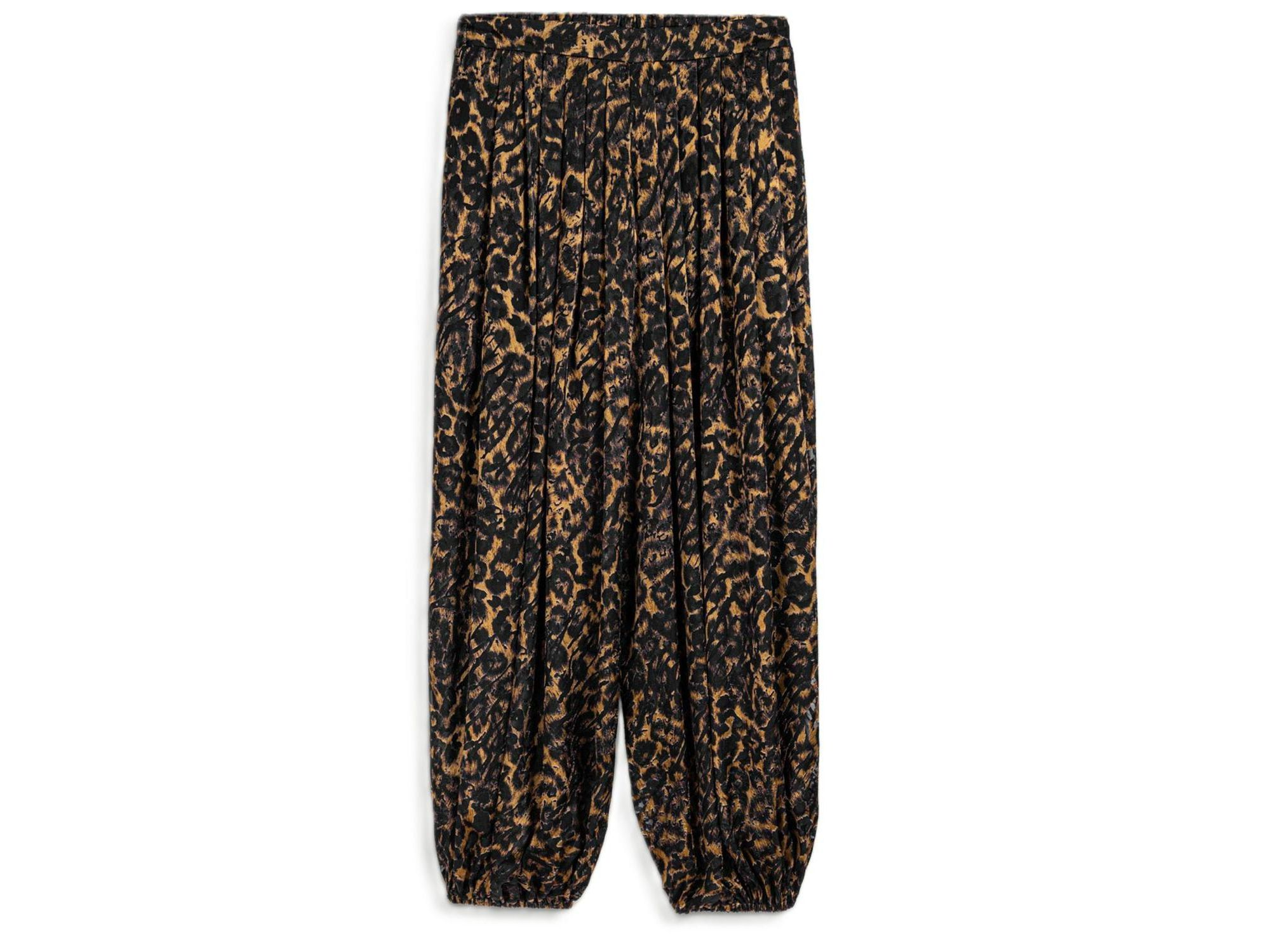 Printed Relaxed Balloon-Leg Pants — Image 6