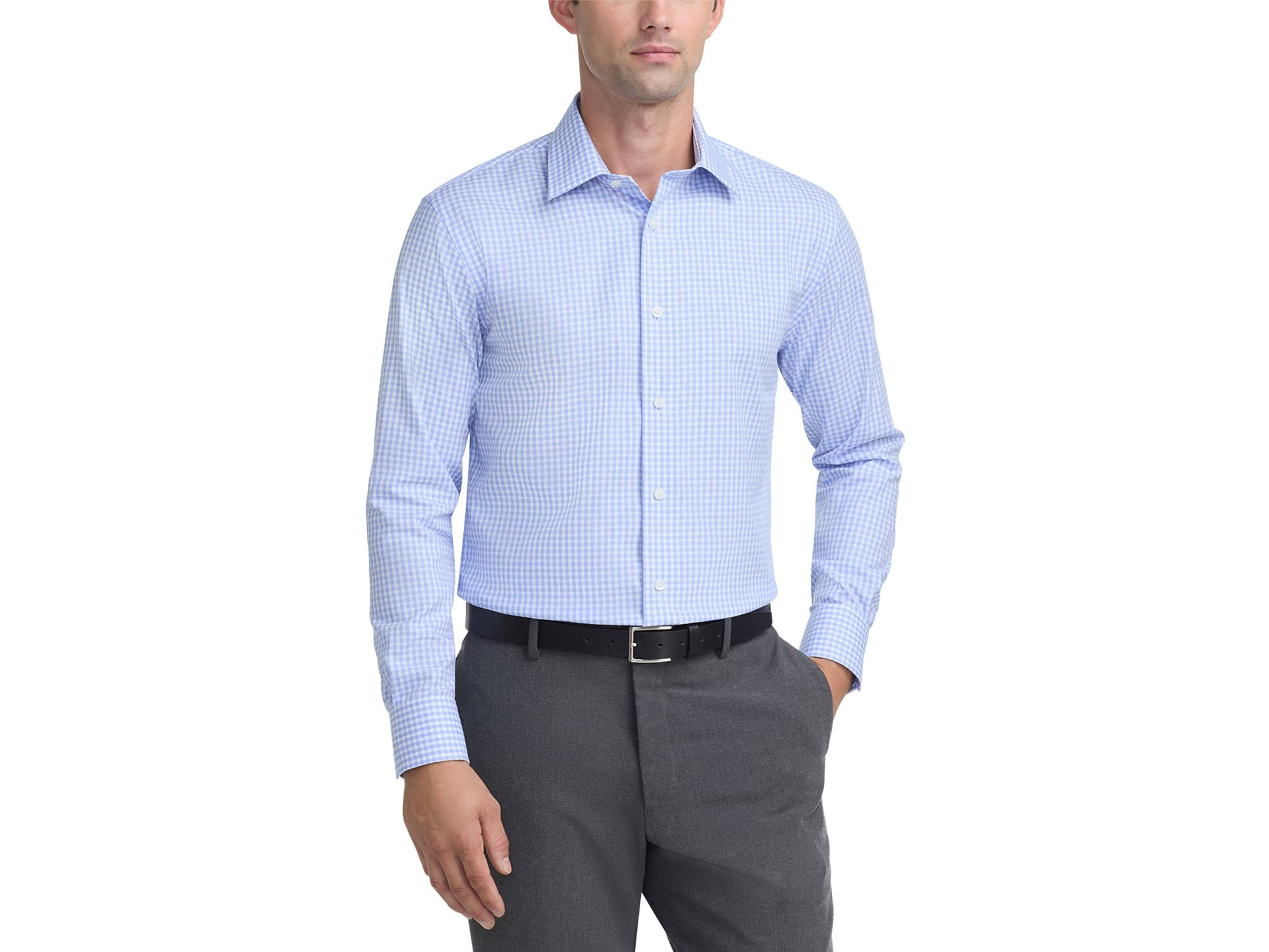 Regular Fit Stretch Dress Shirt - Exclusive — Image 5