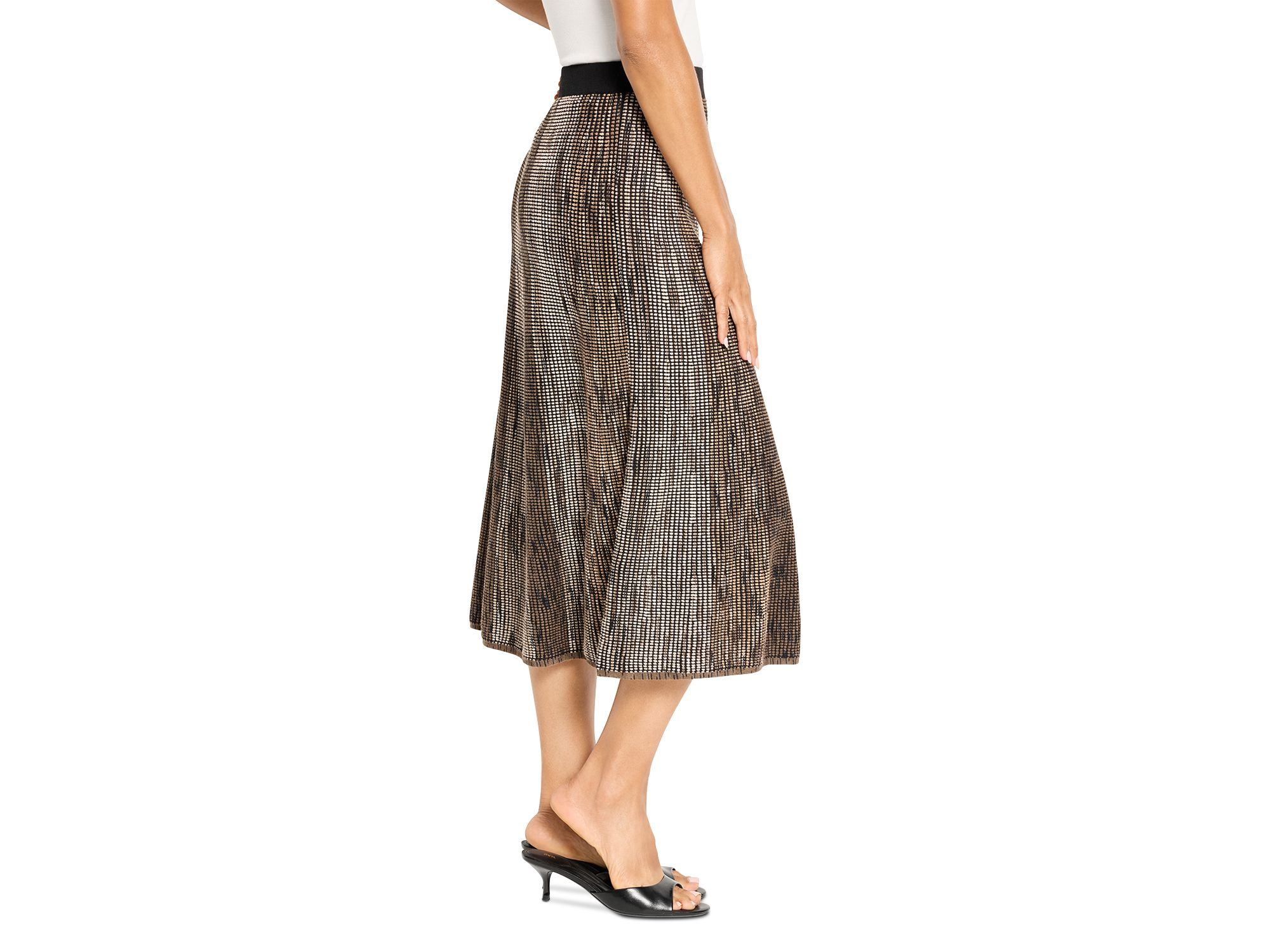 Ombré Pixel Knit Skirt — Image 3