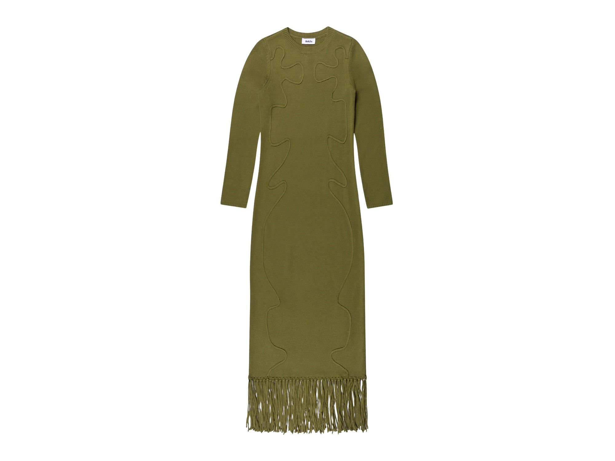Applique Knit Maxi Dress — Image 3