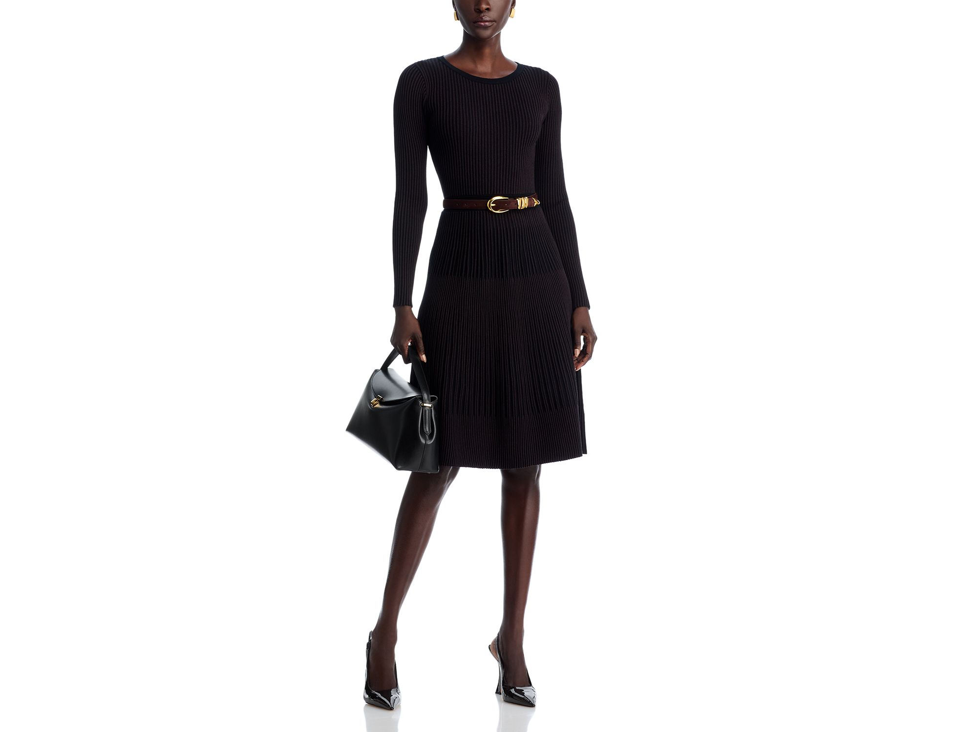 Flare Hem Dress -Exclusive — Image 3