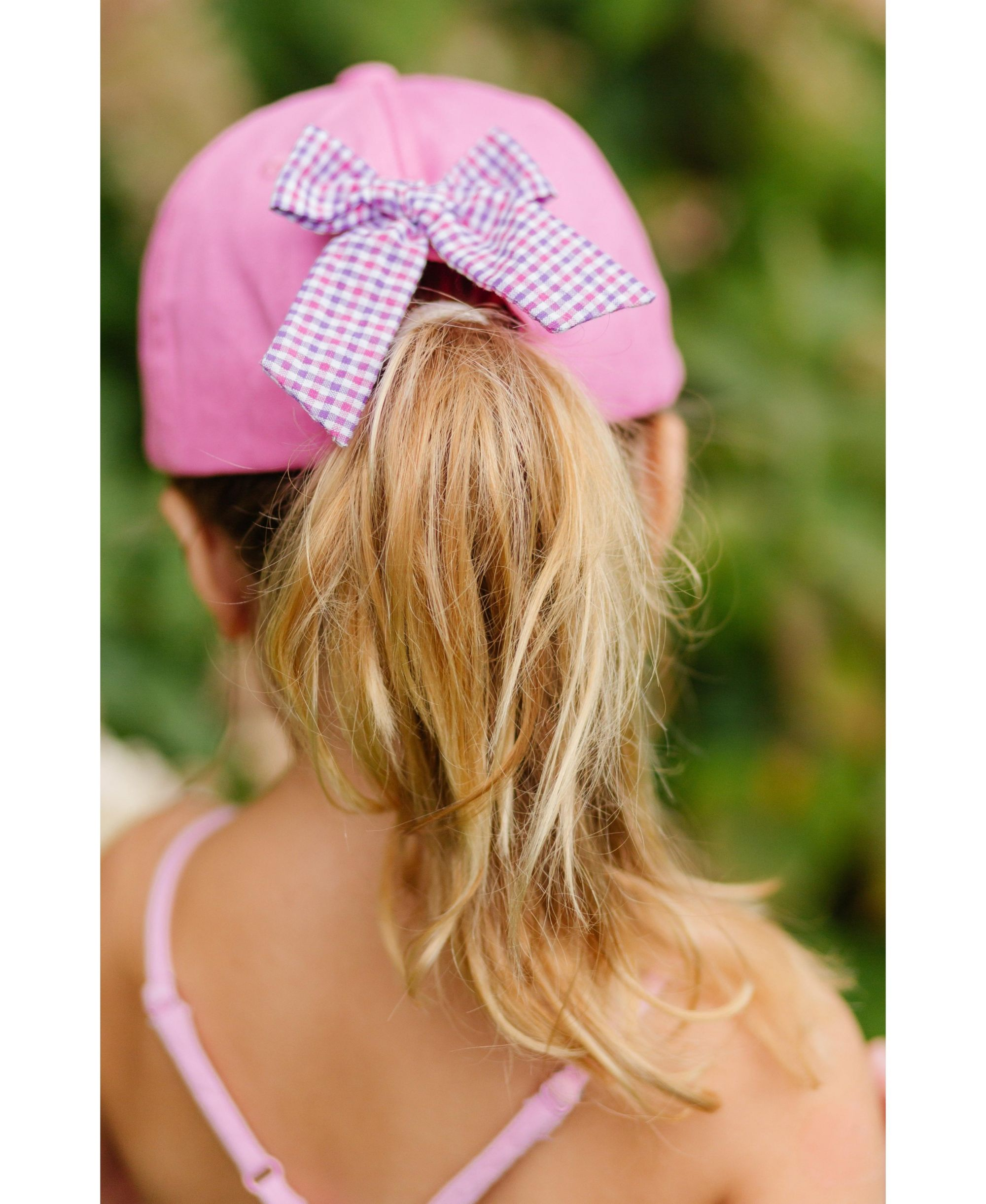 Girls' Cowboy Boot Bow Baseball Hat - Little Kid, Big Kid — Image 3