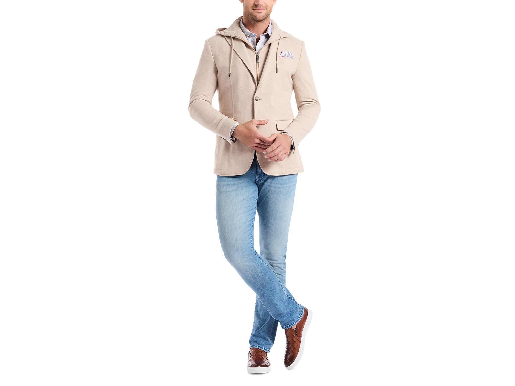 Jetset Woven Sport Coat & Drawstring Hoodie — Image 10