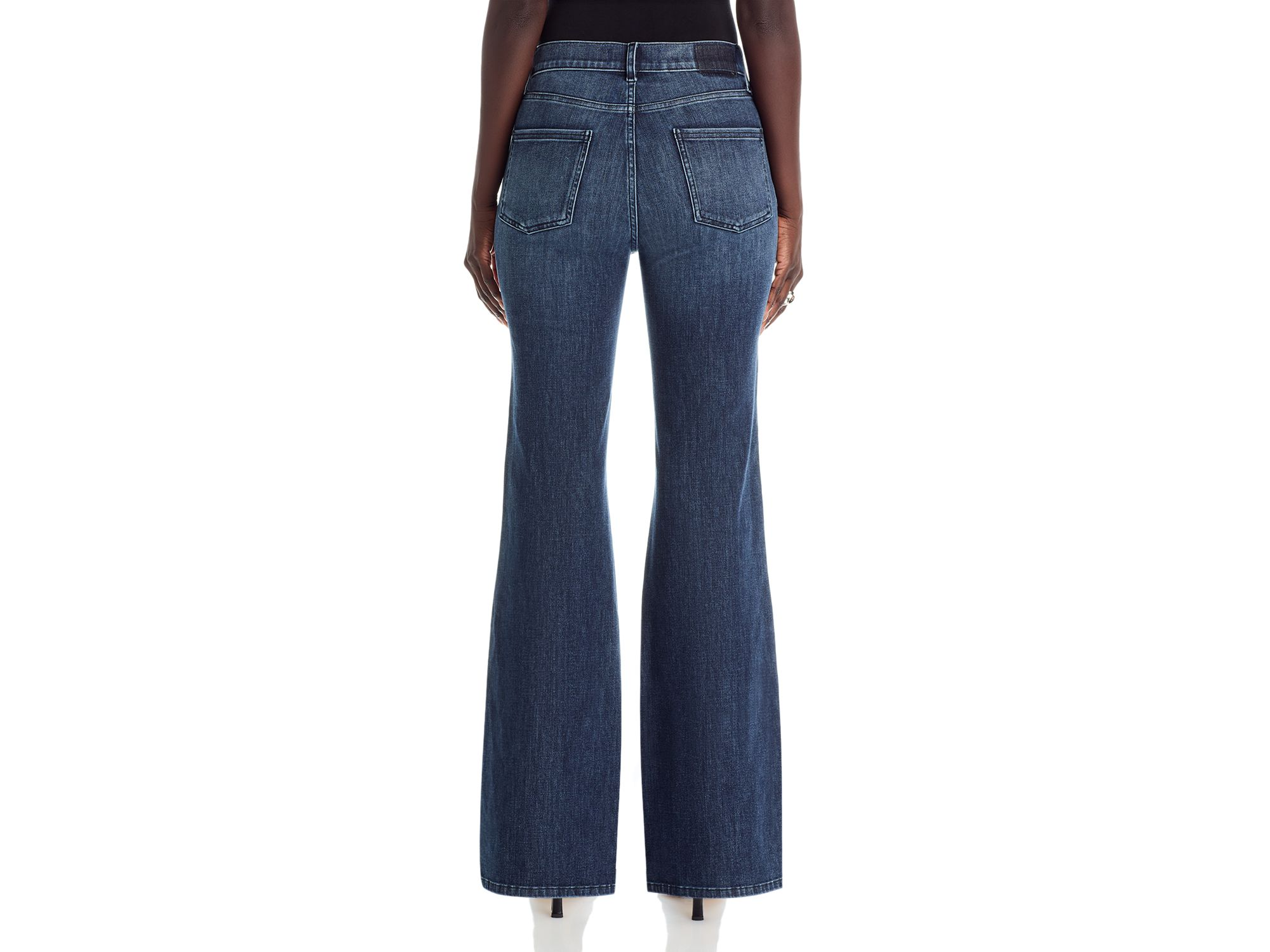 Rosie High Rise Flare Jeans in Indigo — Image 3