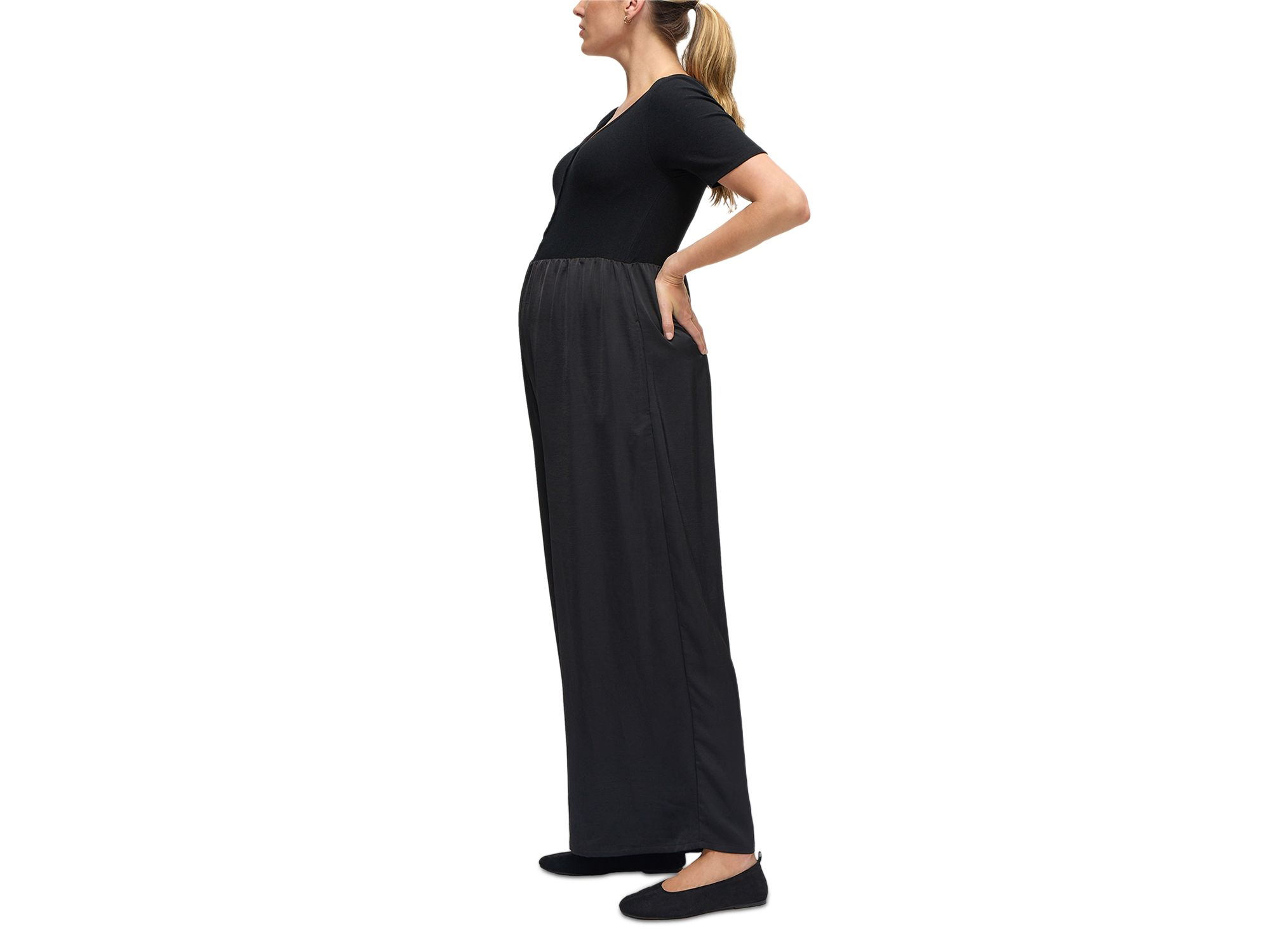 Mixed Media Jumpsuit — Image 5