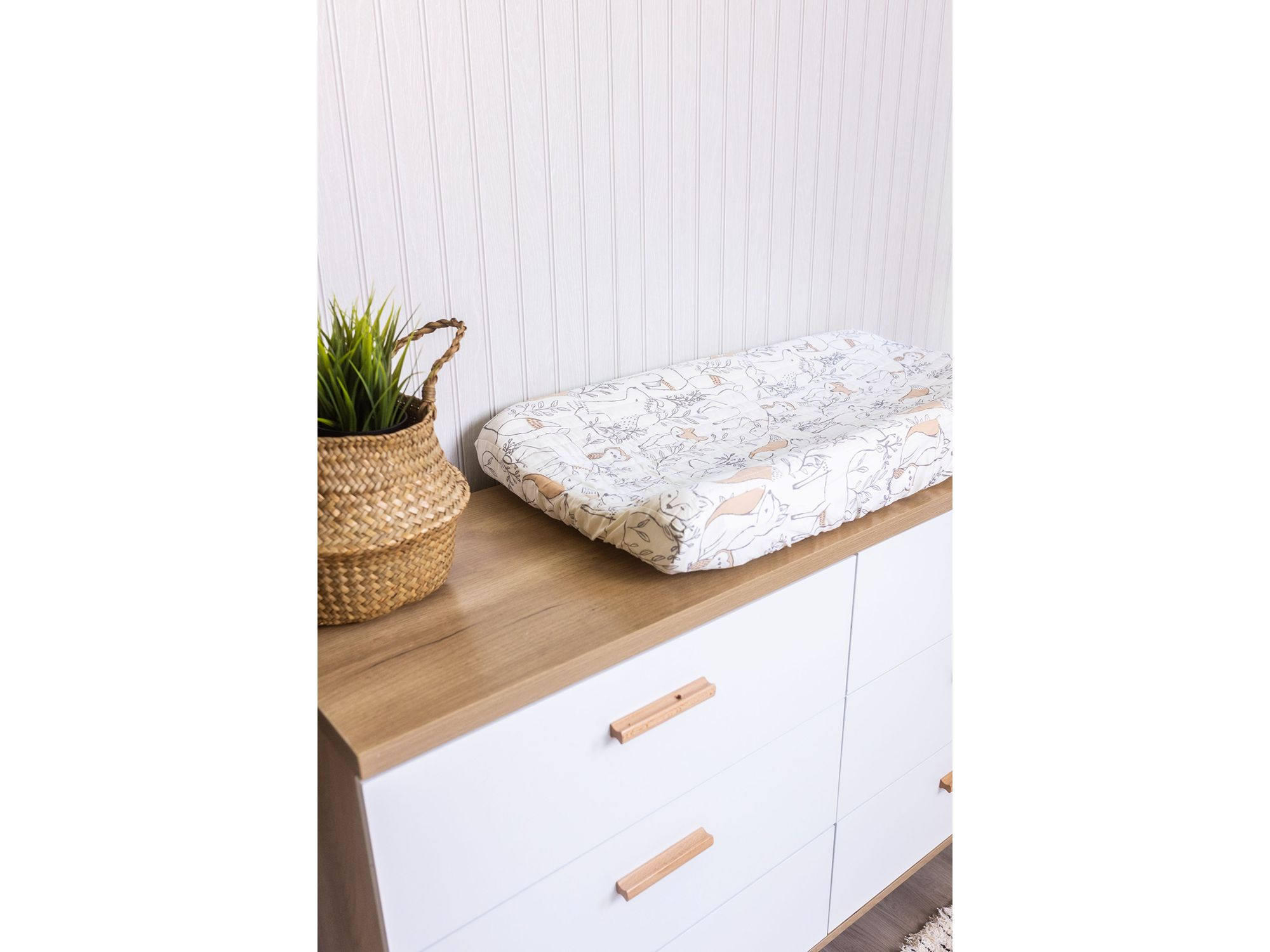 Ezra Quilted Change Pad Cover - Woodland — Image 5