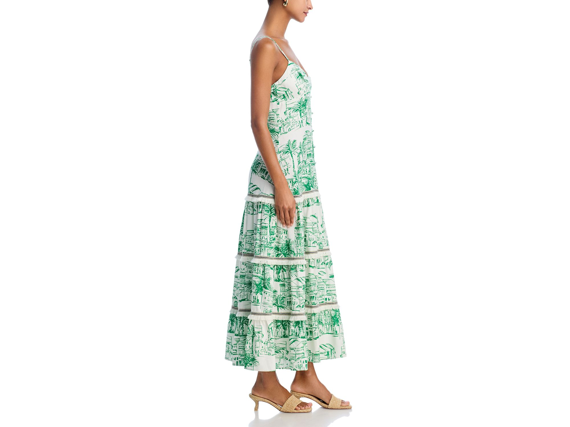 City Palm Scenic Print Dress - Exclusive — Image 4