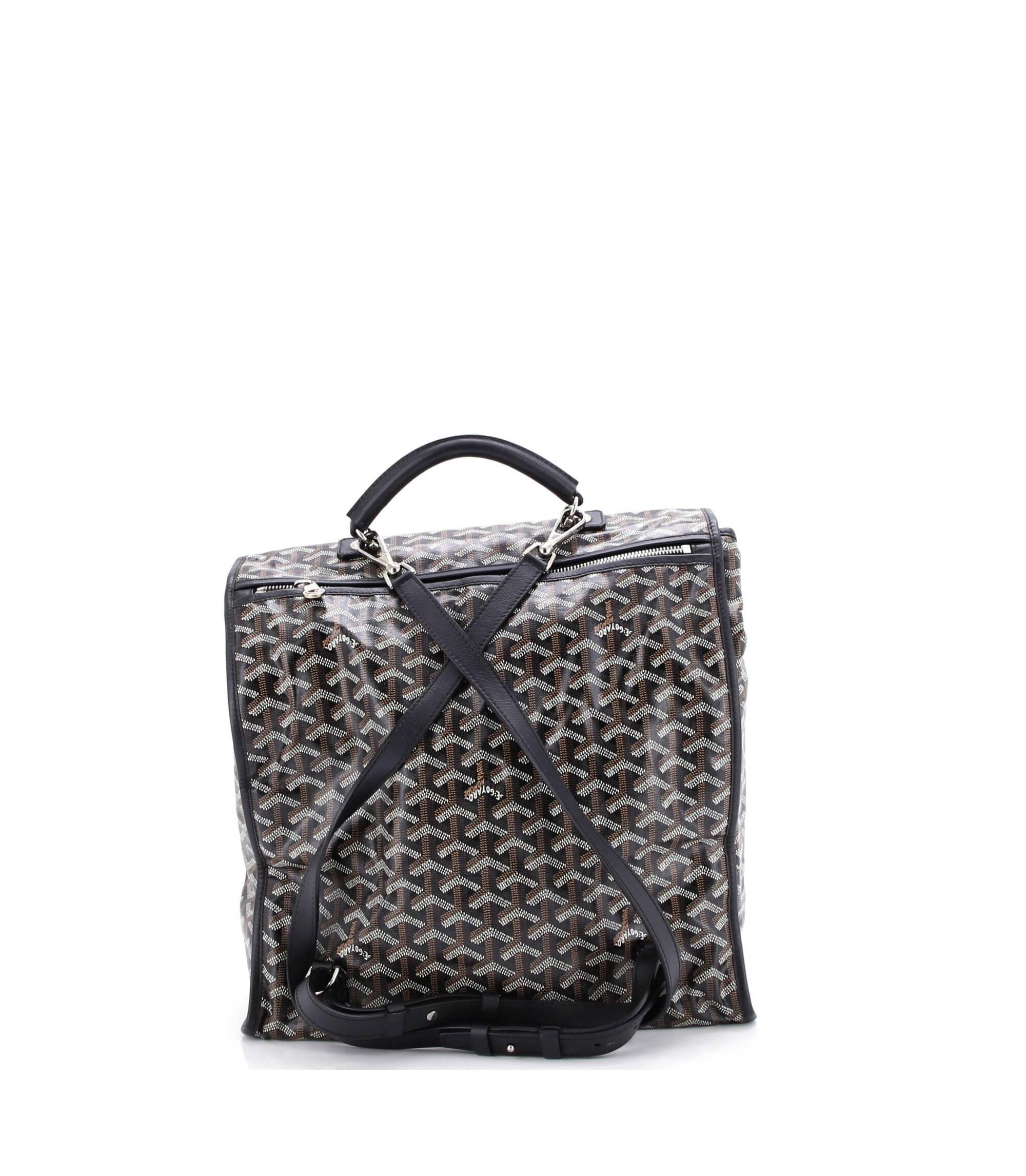 Saint Leger Briefcase Backpack Coated Canvas — Image 5