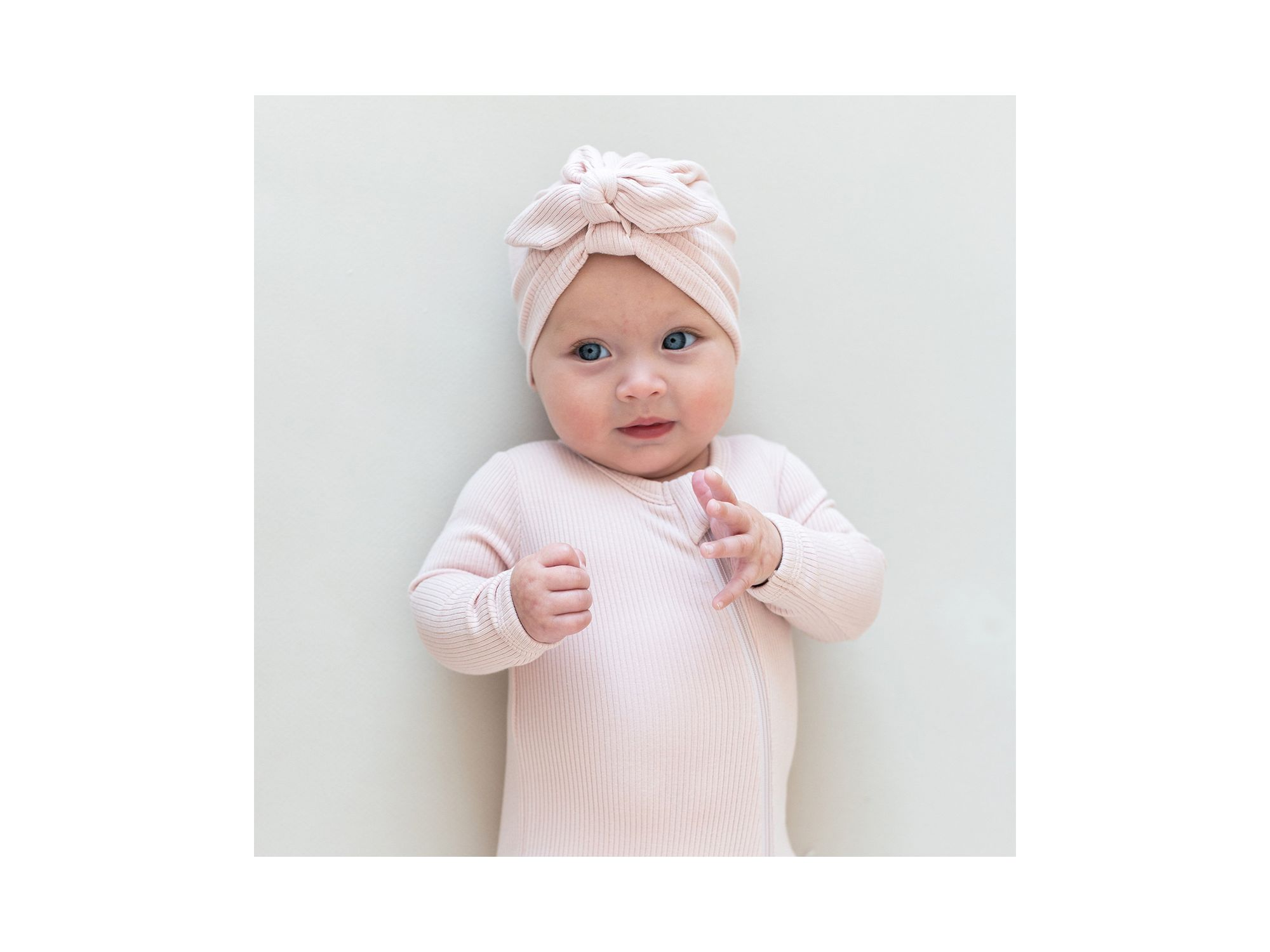 Unisex Zip Up Ribbed Footie - Baby — Image 3