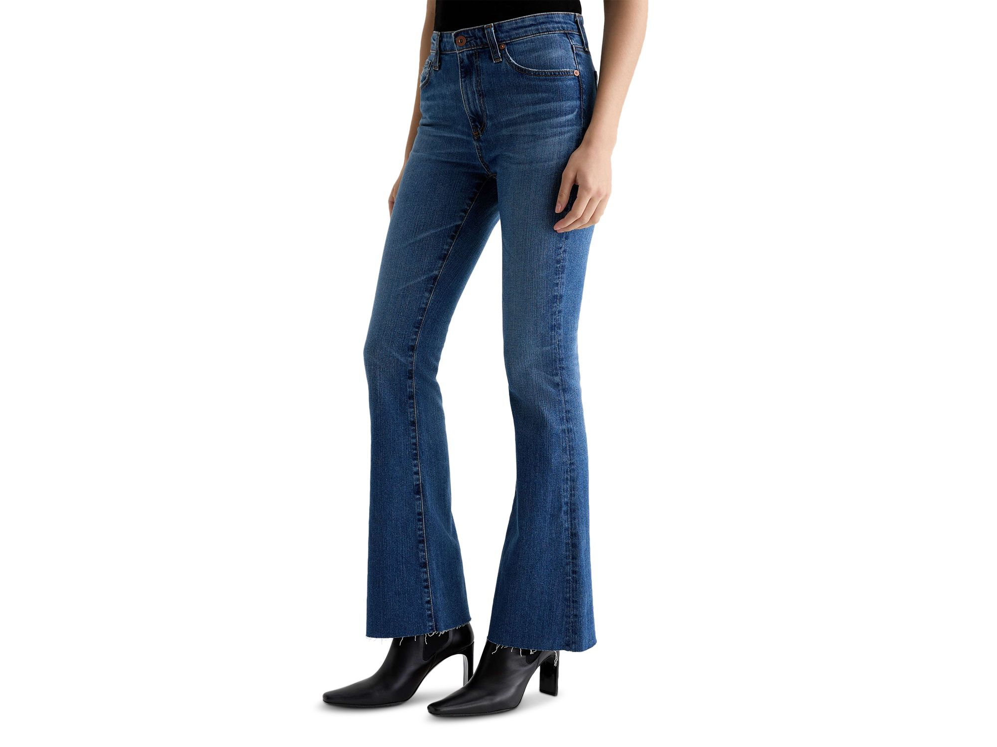 Farrah Mid Rise Bootcut Jeans in 15 Years Prague — Image 7