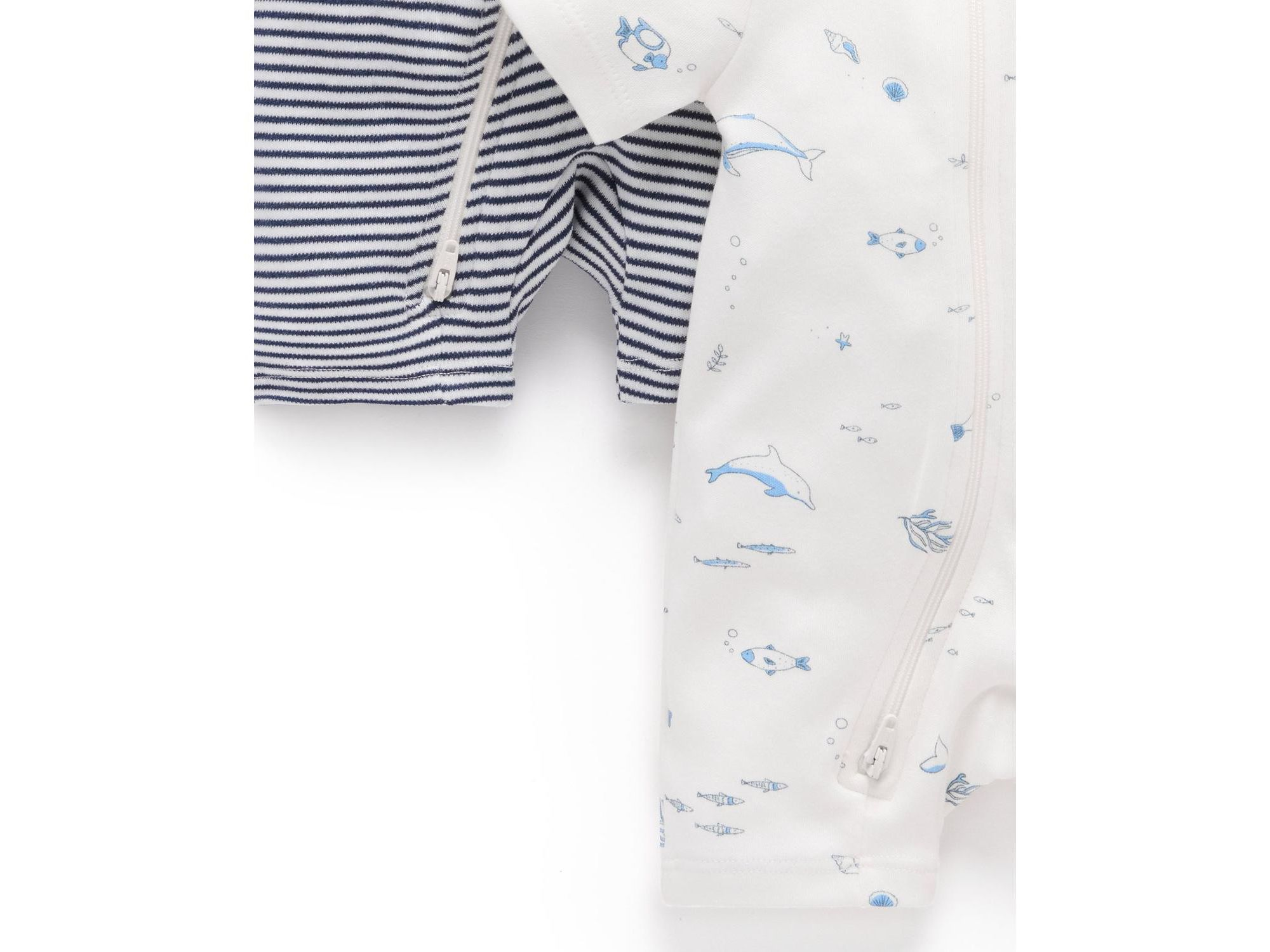 Boys' 2 Pack Short Zip Romper - Baby — Image 4