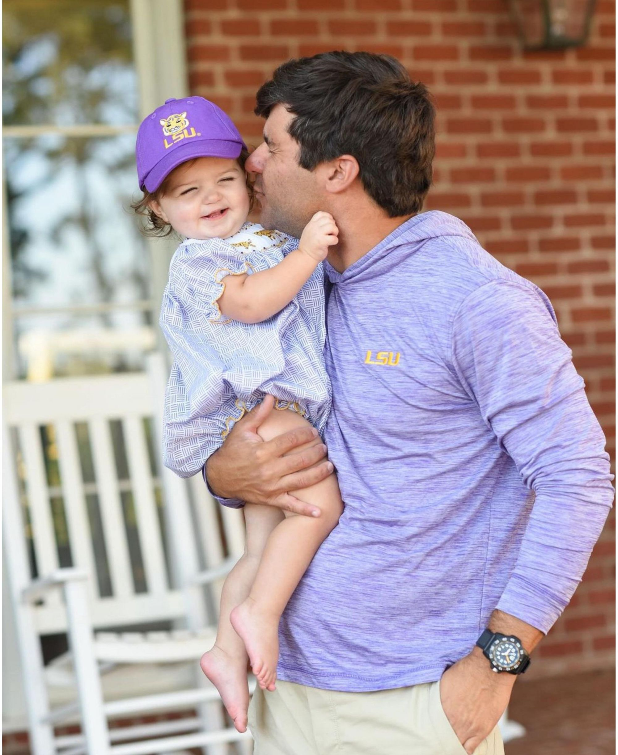 Girls' Officially Licensed LSU Bow Baseball Hat - Baby, Little Kid, Big Kid — Image 3