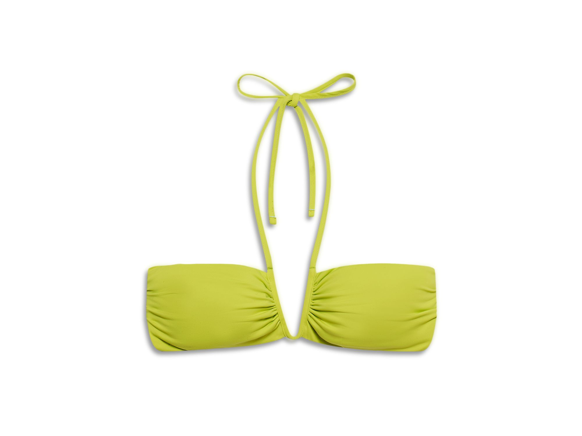 Shirred Underwired Bandeau Bikini — Image 7