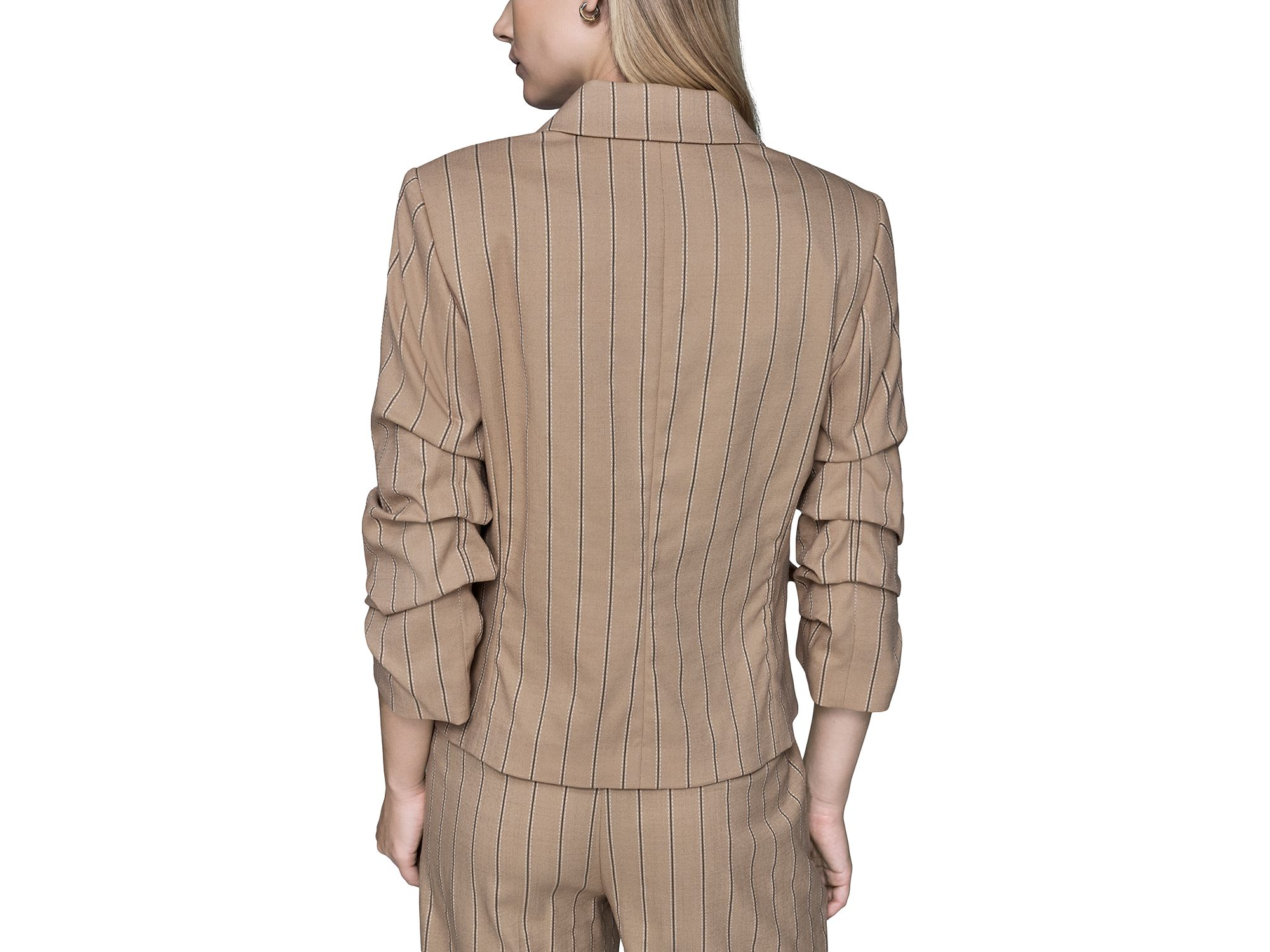 Stripe Double Breasted Jacket — Image 3